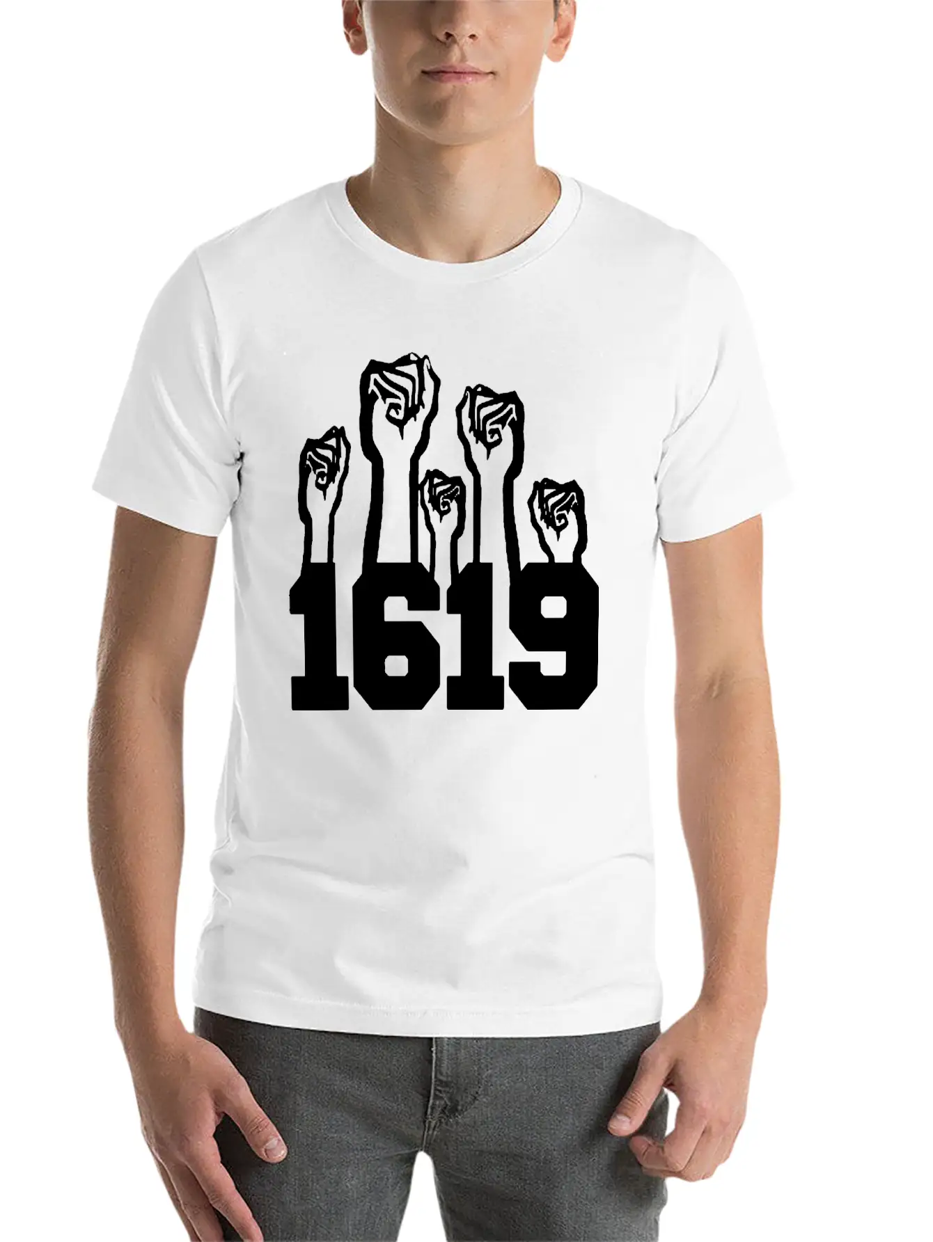 1619 Black Intelligence Relaxed Everyday Tee – Lightweight And Durable Cotton