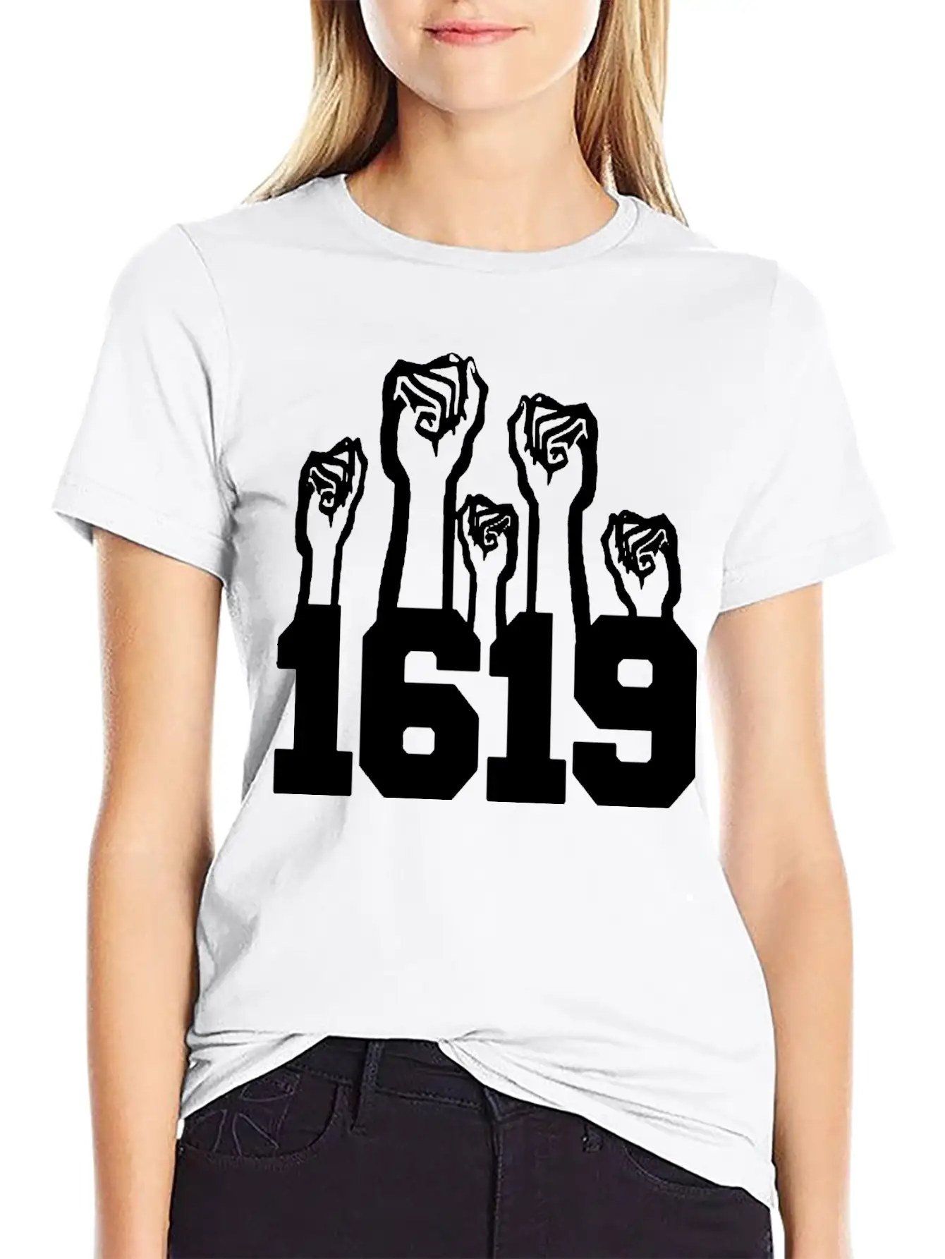 1619 Black Intelligence Relaxed Everyday Tee – Lightweight And Durable Cotton