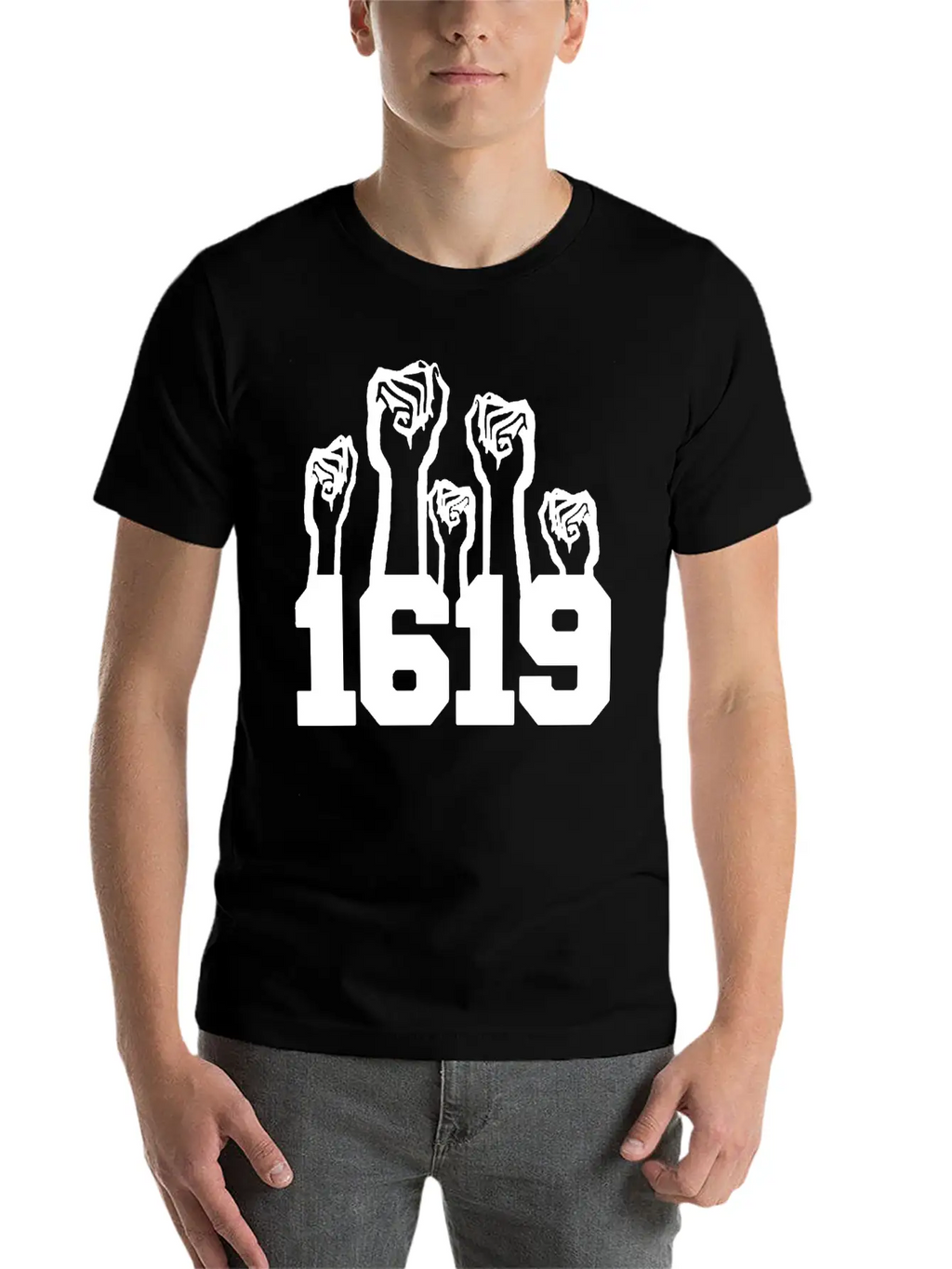 1619 Black Intelligence Relaxed Everyday Tee – Lightweight And Durable Cotton