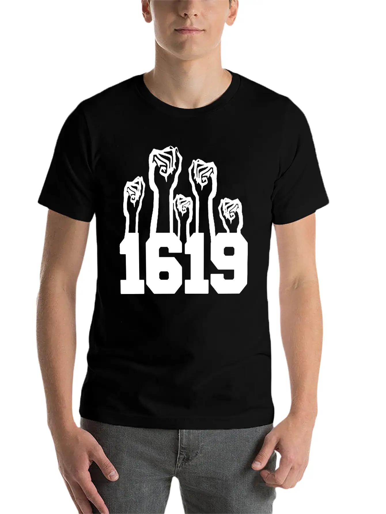 1619 Black Intelligence Relaxed Everyday Tee – Lightweight And Durable Cotton