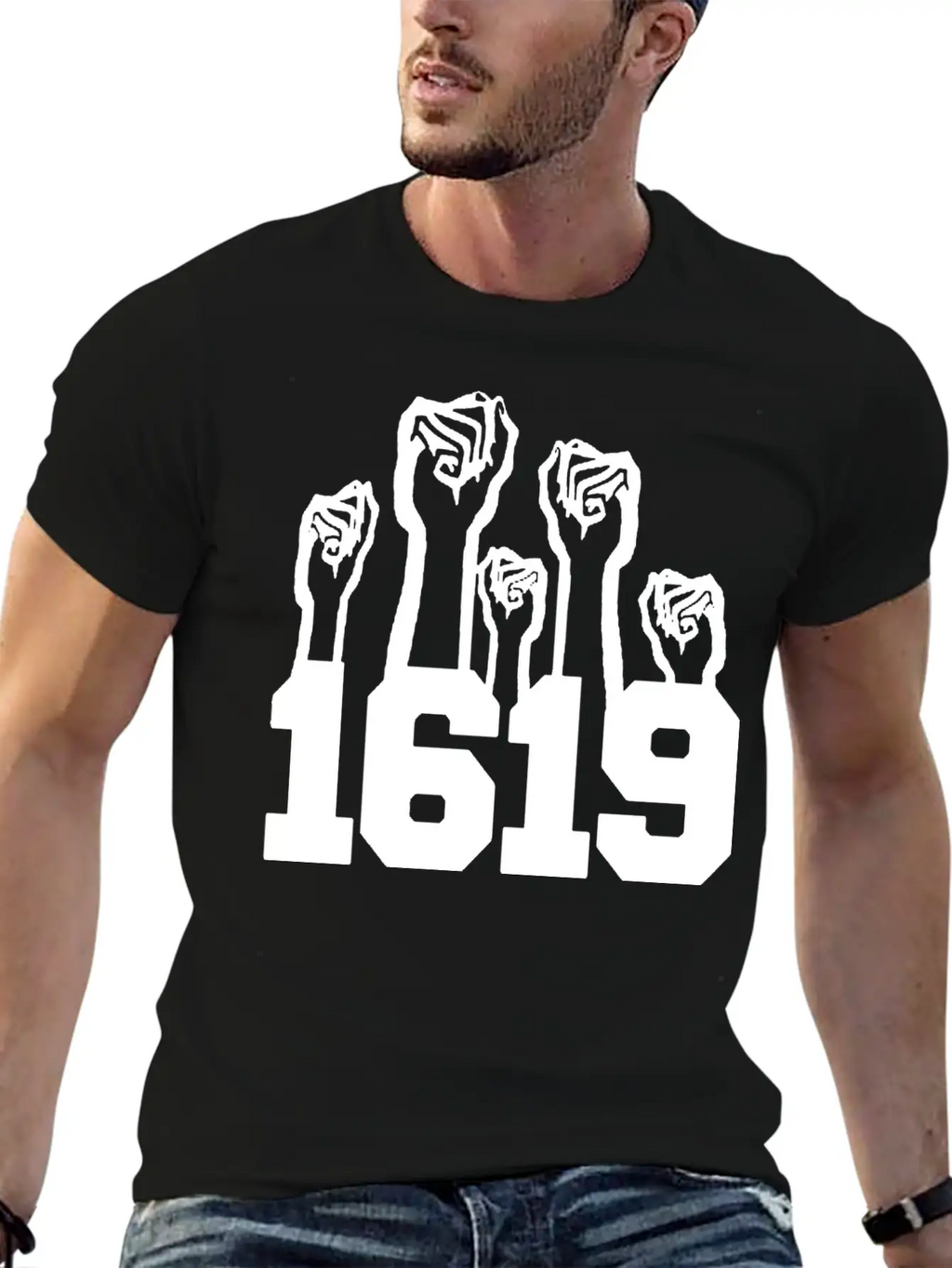 1619 Black Intelligence Relaxed Everyday Tee – Lightweight And Durable Cotton