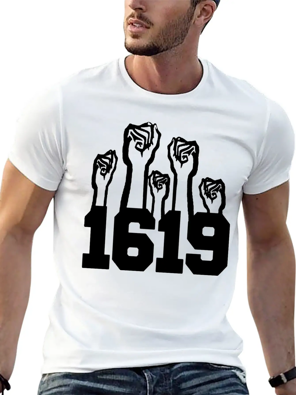 1619 Black Intelligence Relaxed Everyday Tee – Lightweight And Durable Cotton