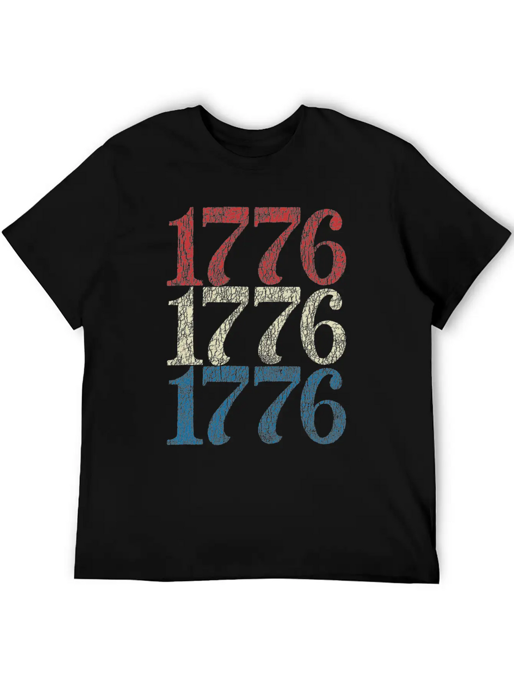 1776 Shirt 4th Of July USA Flag Red White Blue Retro Breathable Soft Cotton T-Shirt – Timeless Casual Look