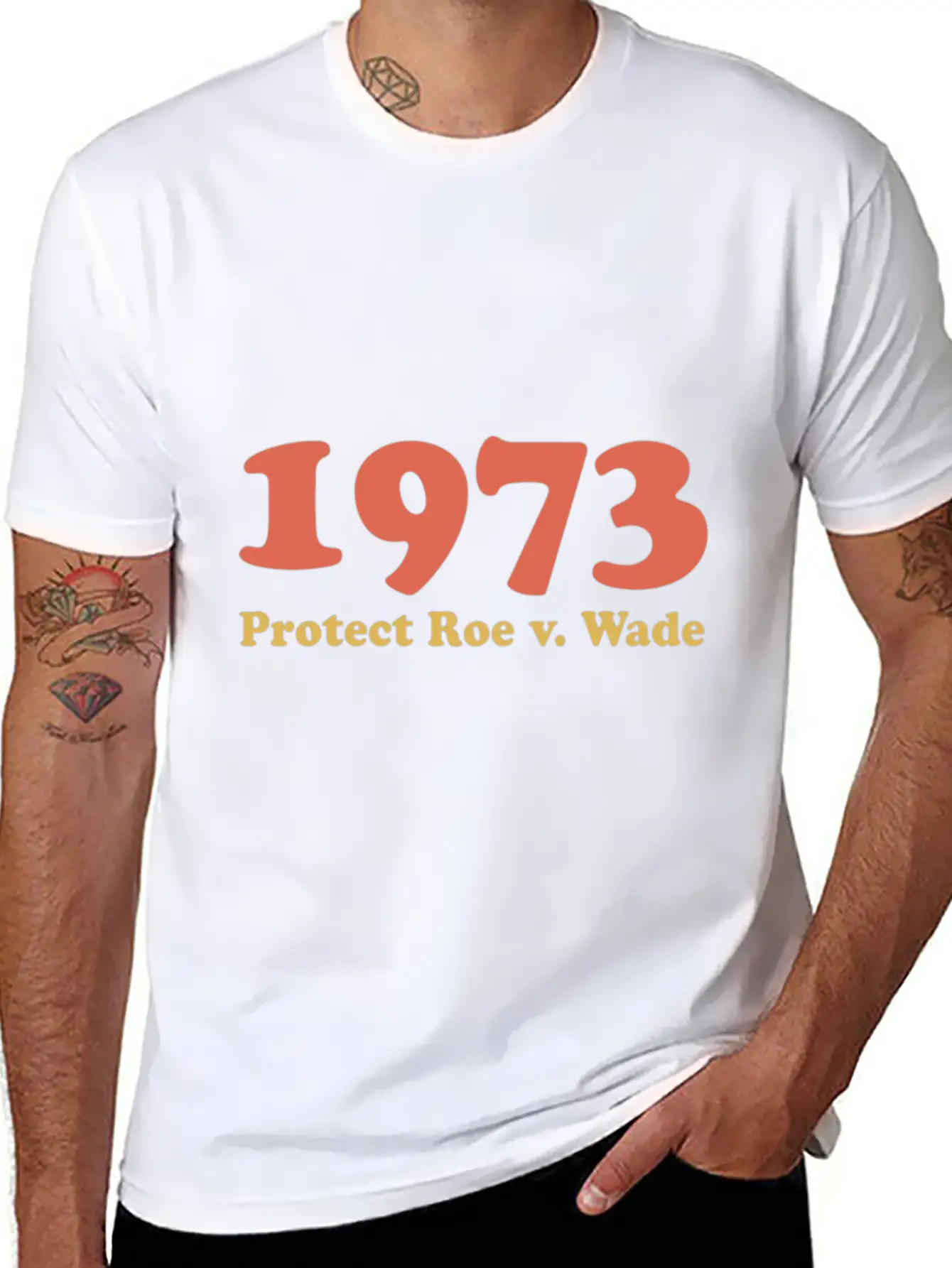 1973 Protect Roe Wade Comfortable Minimalist Graphic Tee – Summer Style Essential