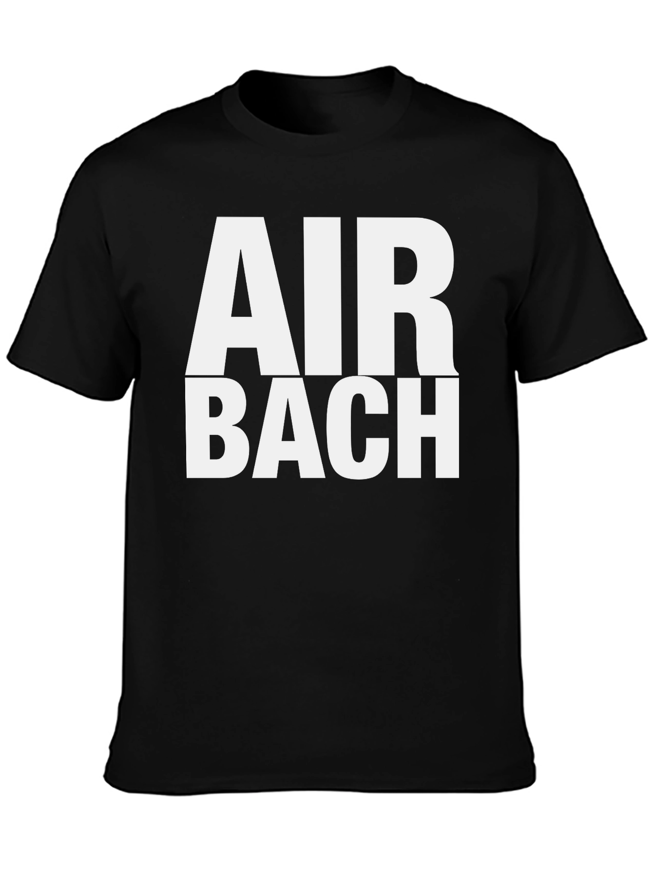 Air Bach Graphic T-Shirt - Black Cotton Tee