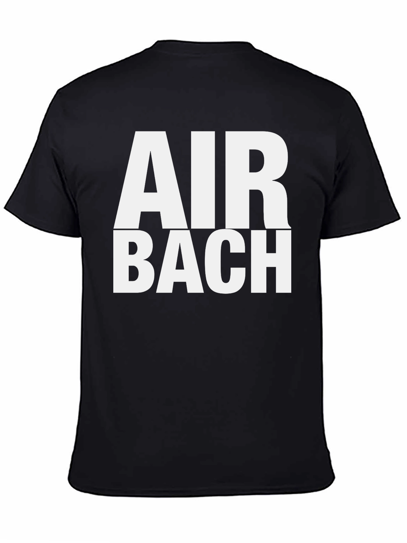 Air Bach Graphic T-Shirt - Black Cotton Tee