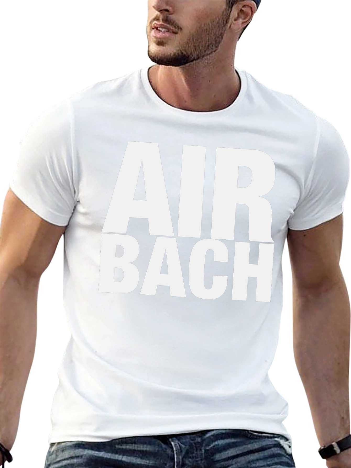 Air Bach Graphic T-Shirt - Black Cotton Tee