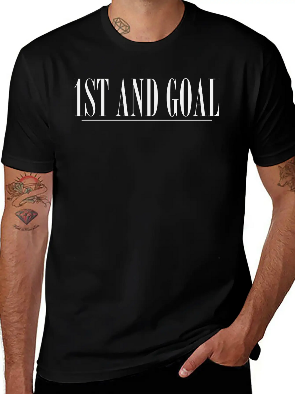 1st And Goal Classic Cotton Tee – Unisex Comfort For Any Season