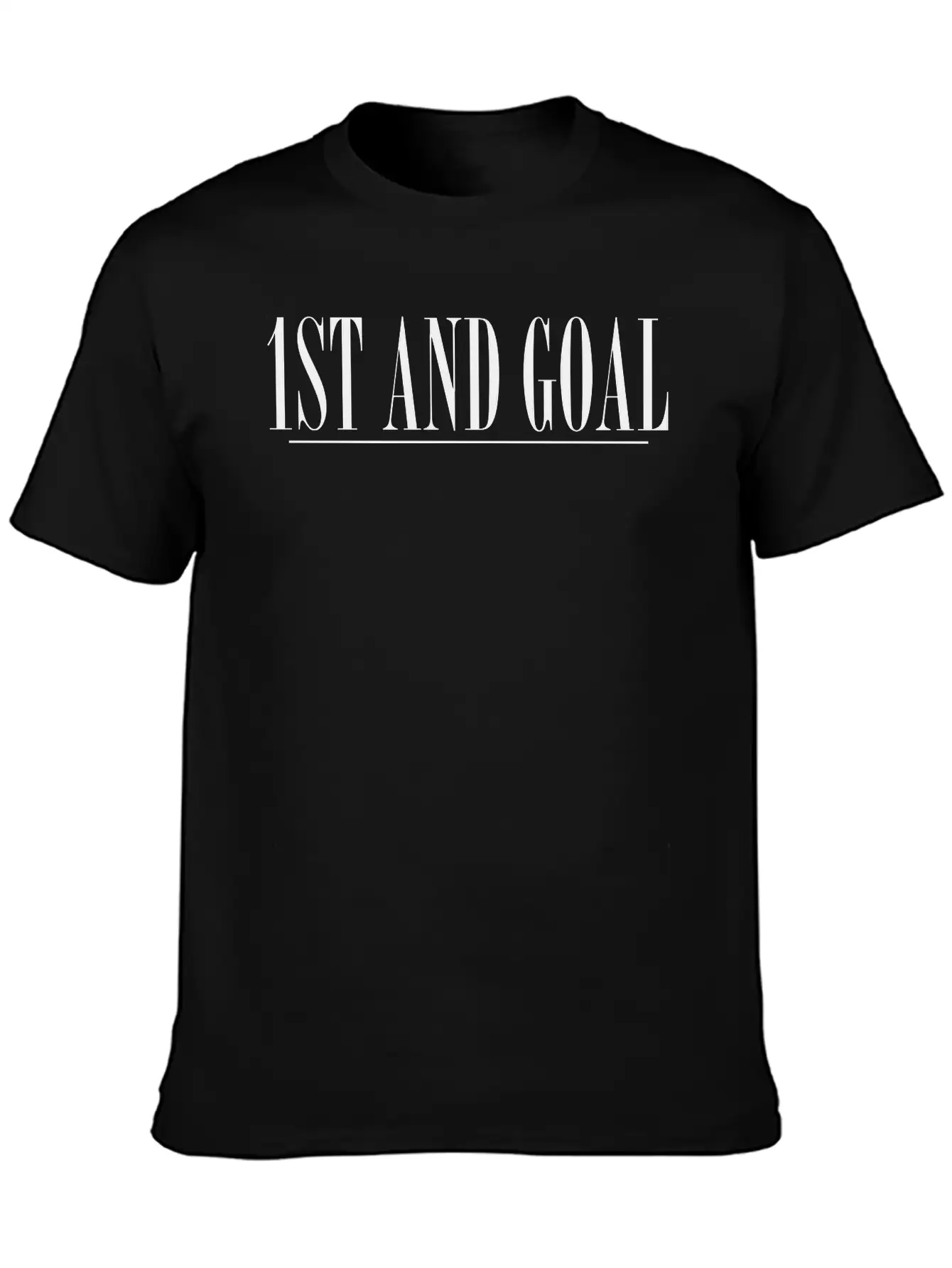 1st And Goal Classic Cotton Tee – Unisex Comfort For Any Season