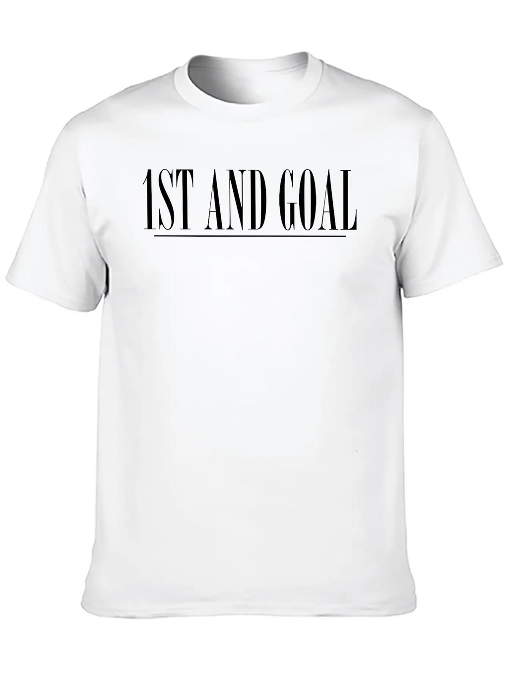 1st And Goal Classic Cotton Tee – Unisex Comfort For Any Season
