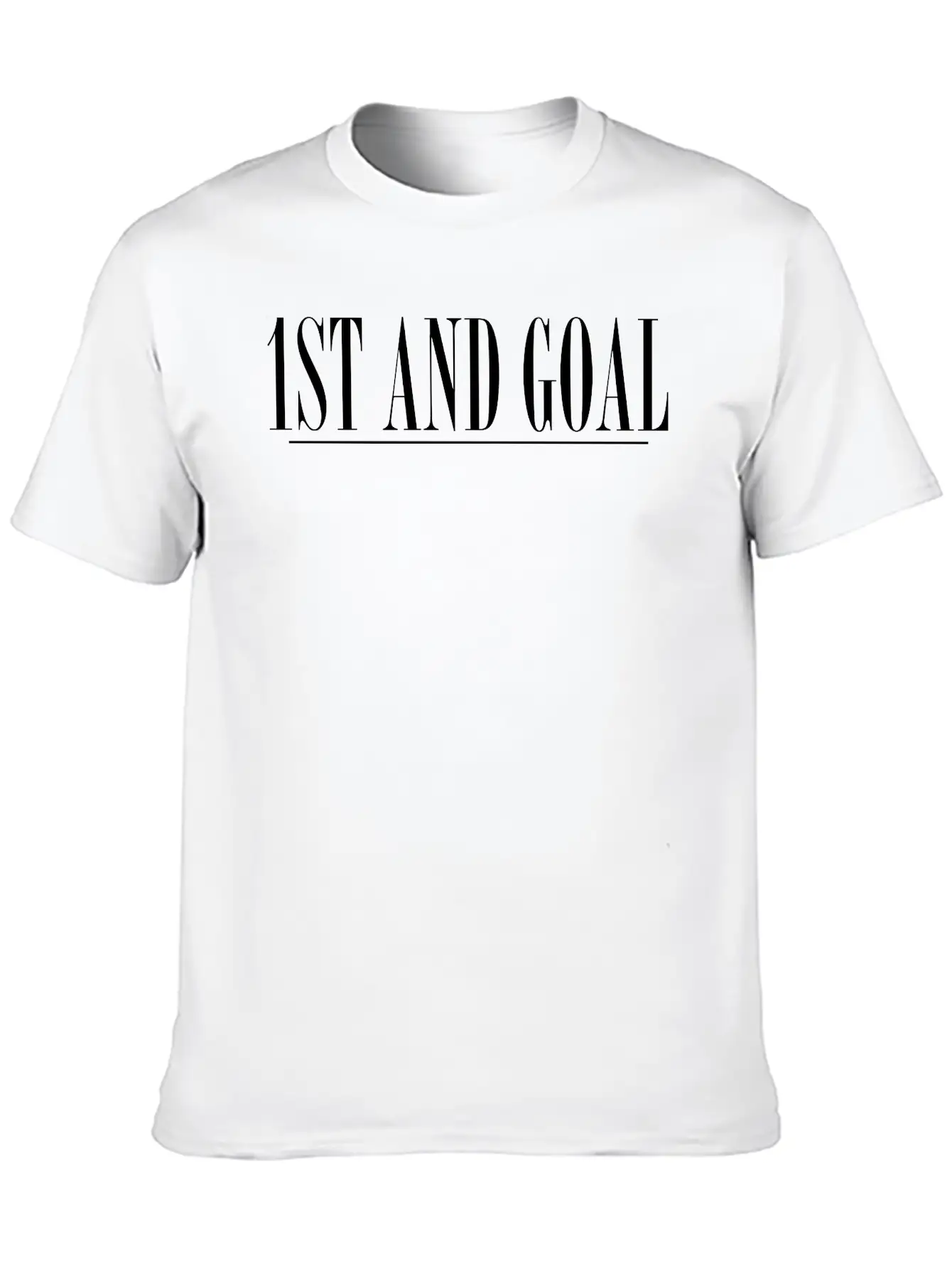 1st And Goal Classic Cotton Tee – Unisex Comfort For Any Season