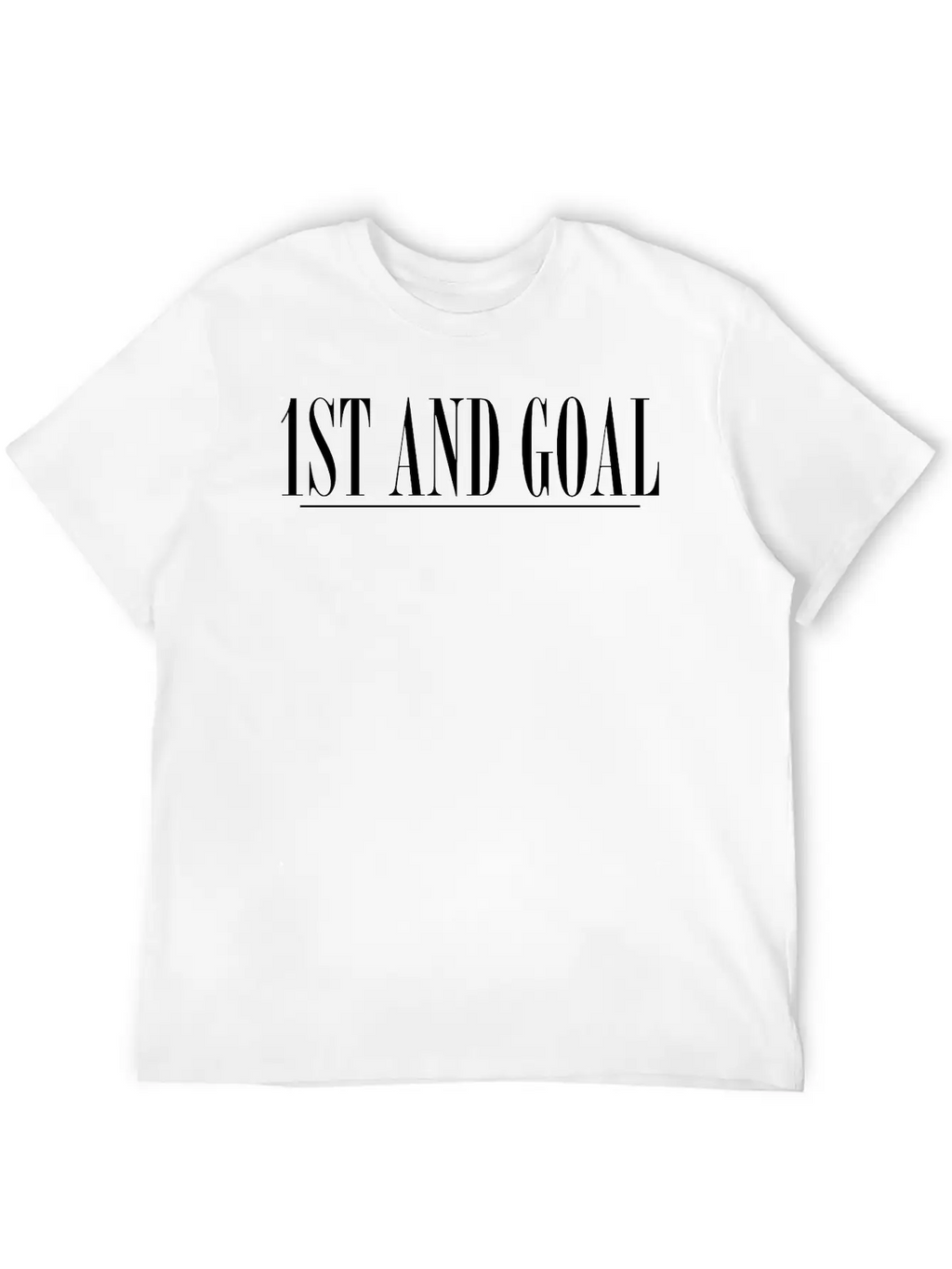 1st And Goal Classic Cotton Tee – Unisex Comfort For Any Season