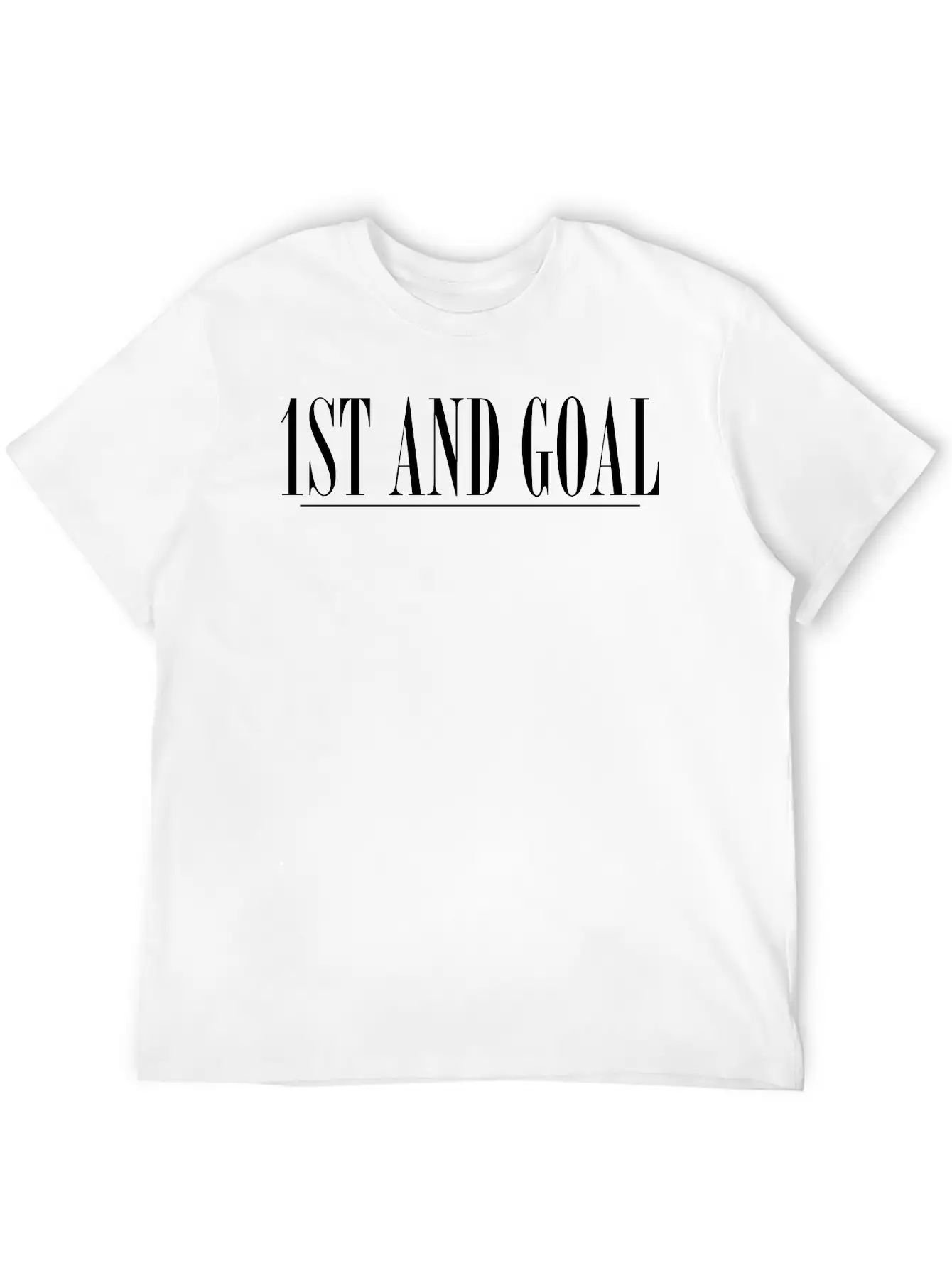 1st And Goal Classic Cotton Tee – Unisex Comfort For Any Season