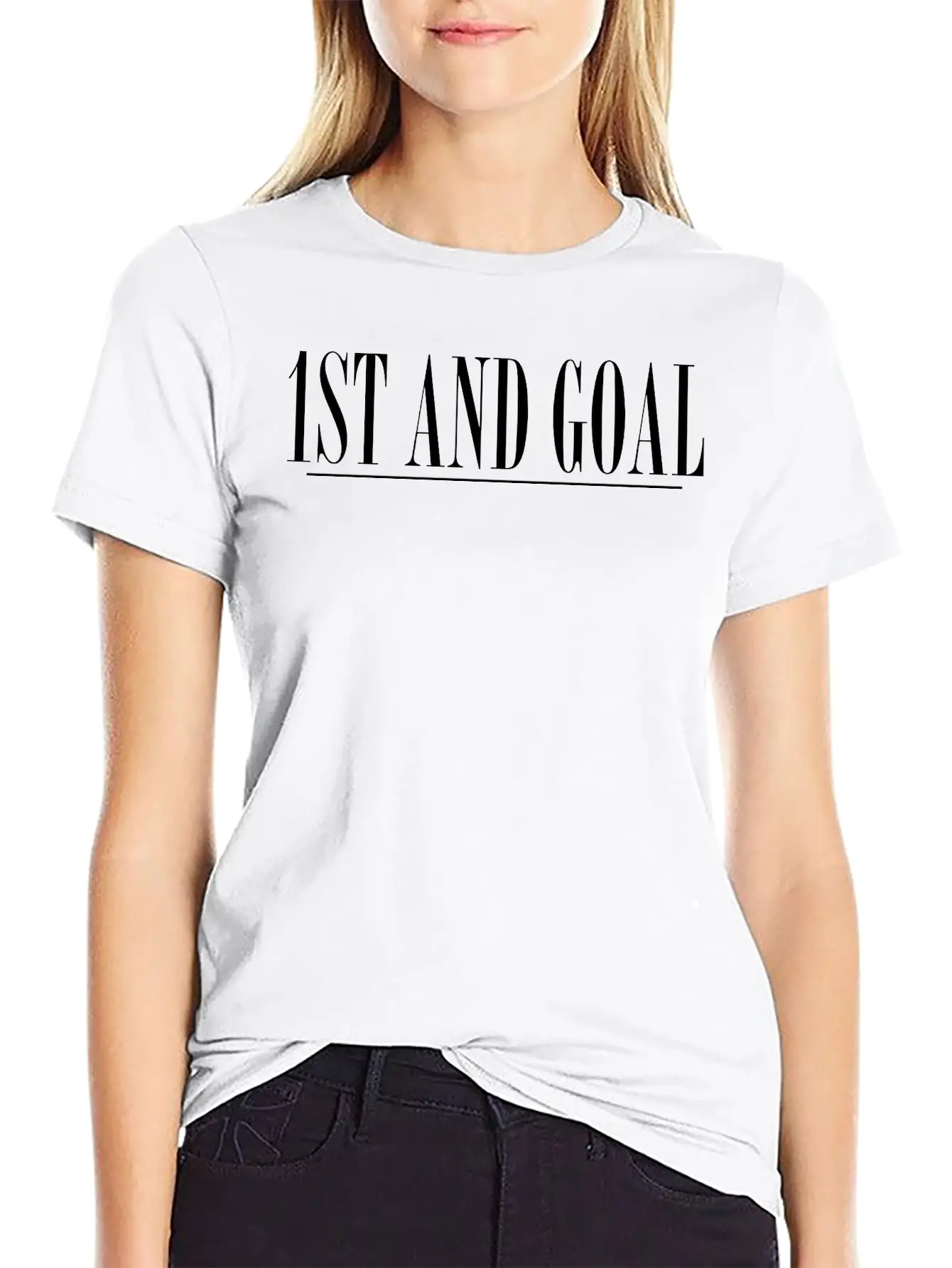 1st And Goal Classic Cotton Tee – Unisex Comfort For Any Season