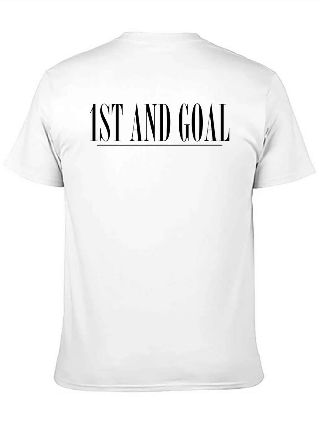 1st And Goal Classic Cotton Tee – Unisex Comfort For Any Season