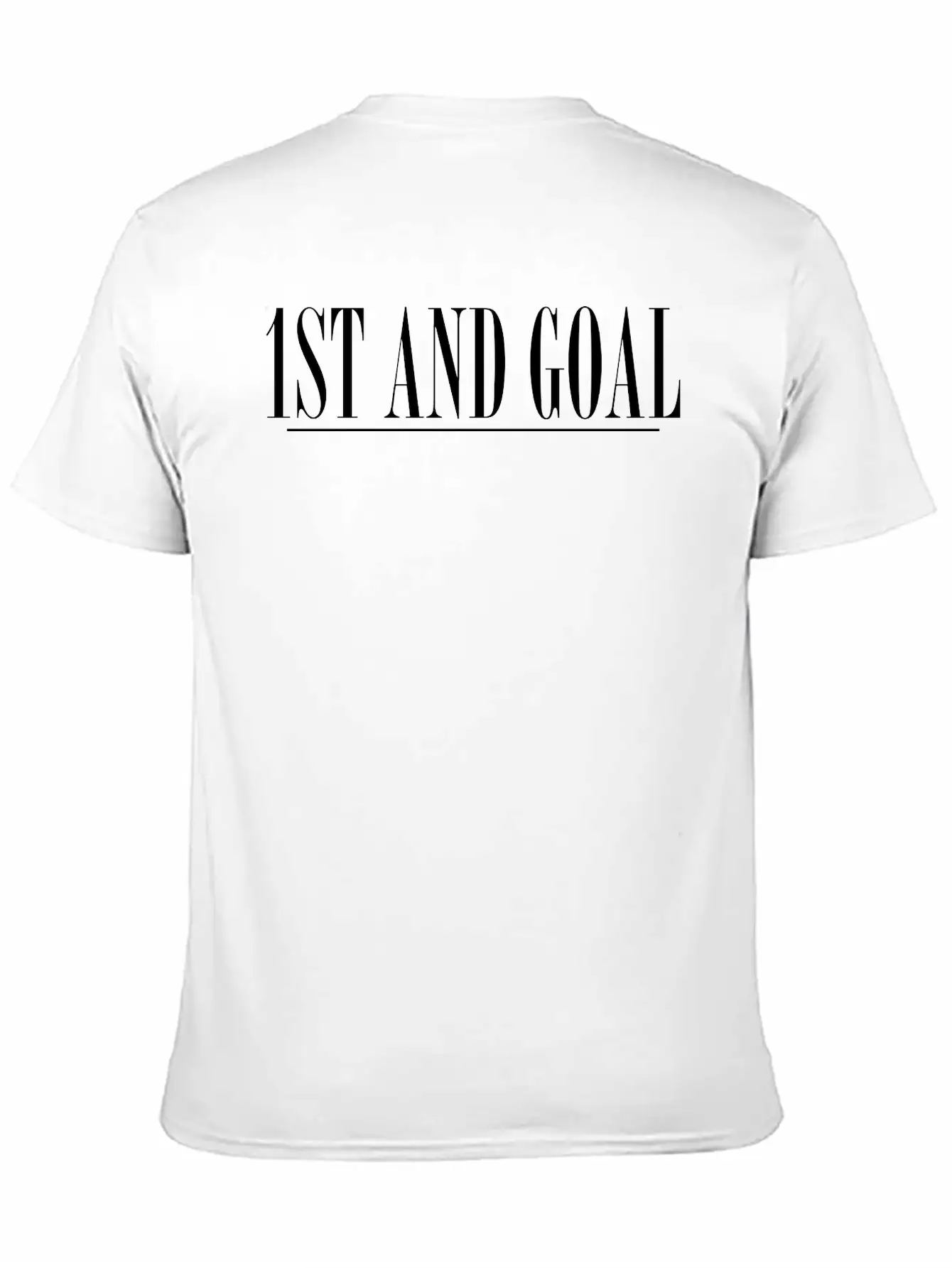 1st And Goal Classic Cotton Tee – Unisex Comfort For Any Season