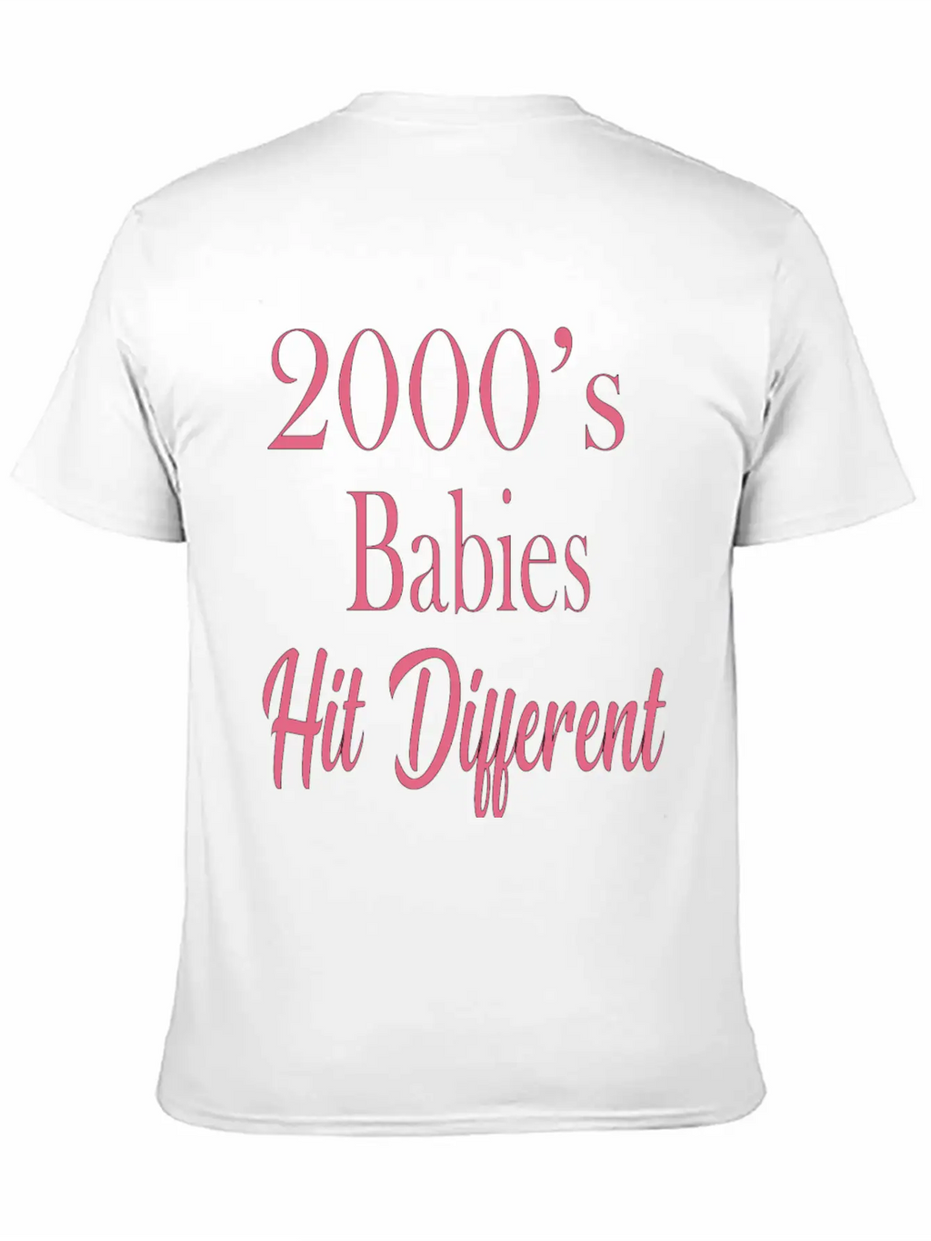 2000's Babies Hit Different, Best Gift For 2000's Classic Cotton Tee – Unisex Comfort For Any Season