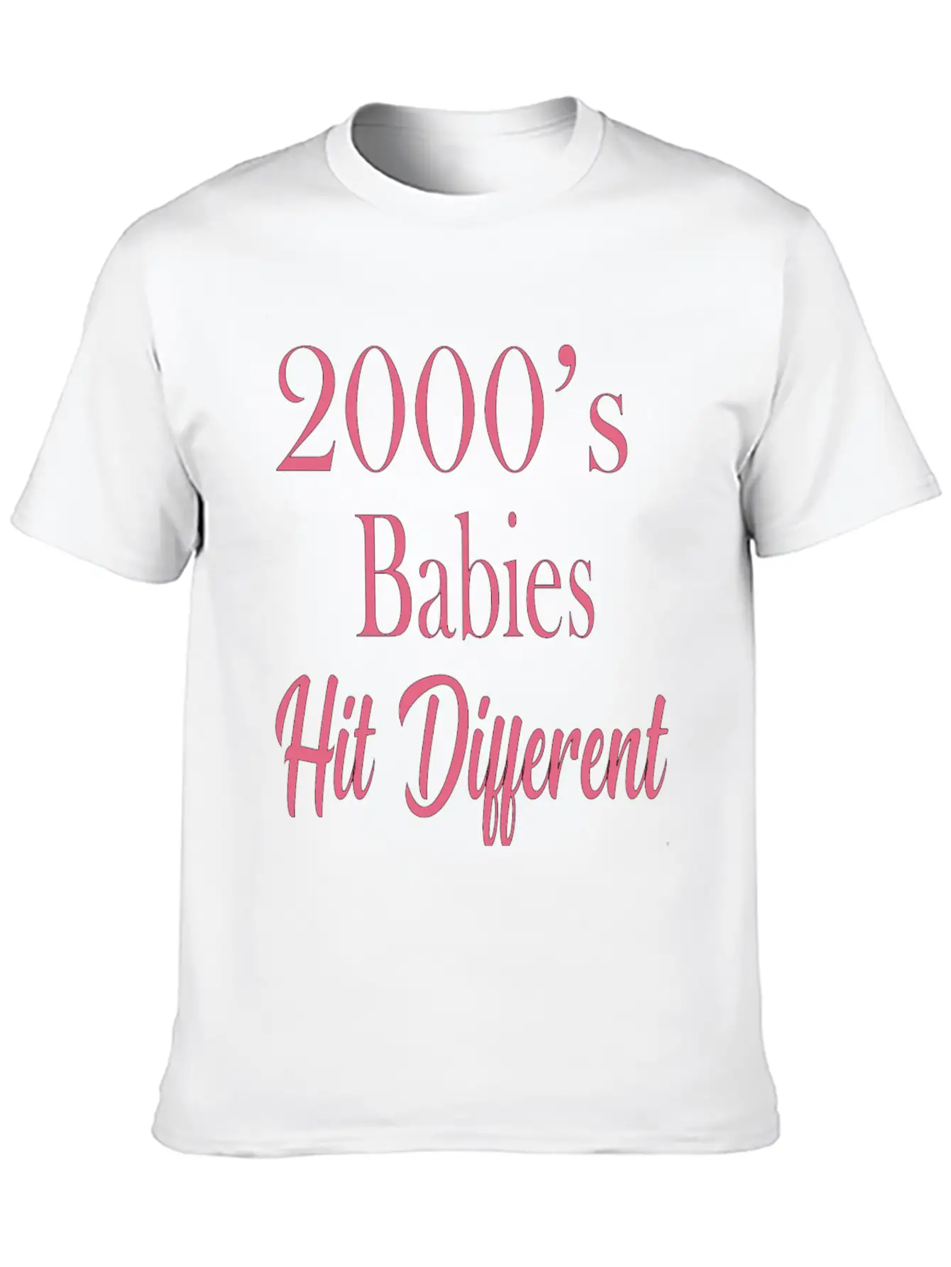 2000's Babies Hit Different, Best Gift For 2000's Classic Cotton Tee – Unisex Comfort For Any Season