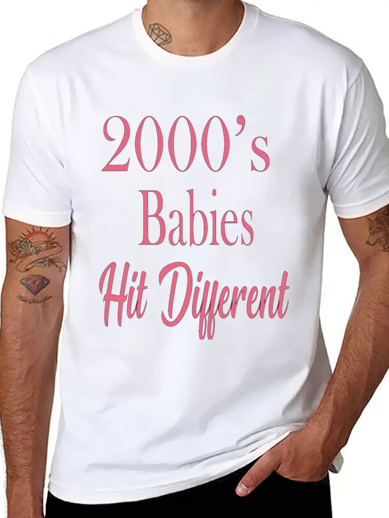 2000's Babies Hit Different, Best Gift For 2000's Classic Cotton Tee – Unisex Comfort For Any Season