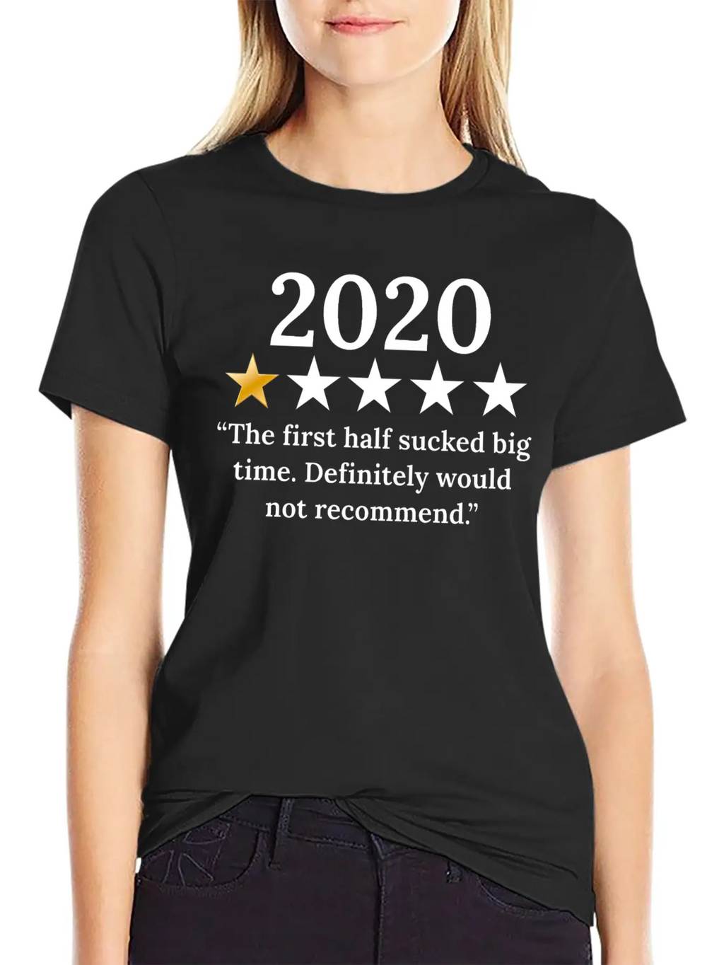 2020 Review 1/5 Feedback "Would Not Recommend" Classic Fit Graphic Tee For Daily Comfort – Unisex Cotton Shirt