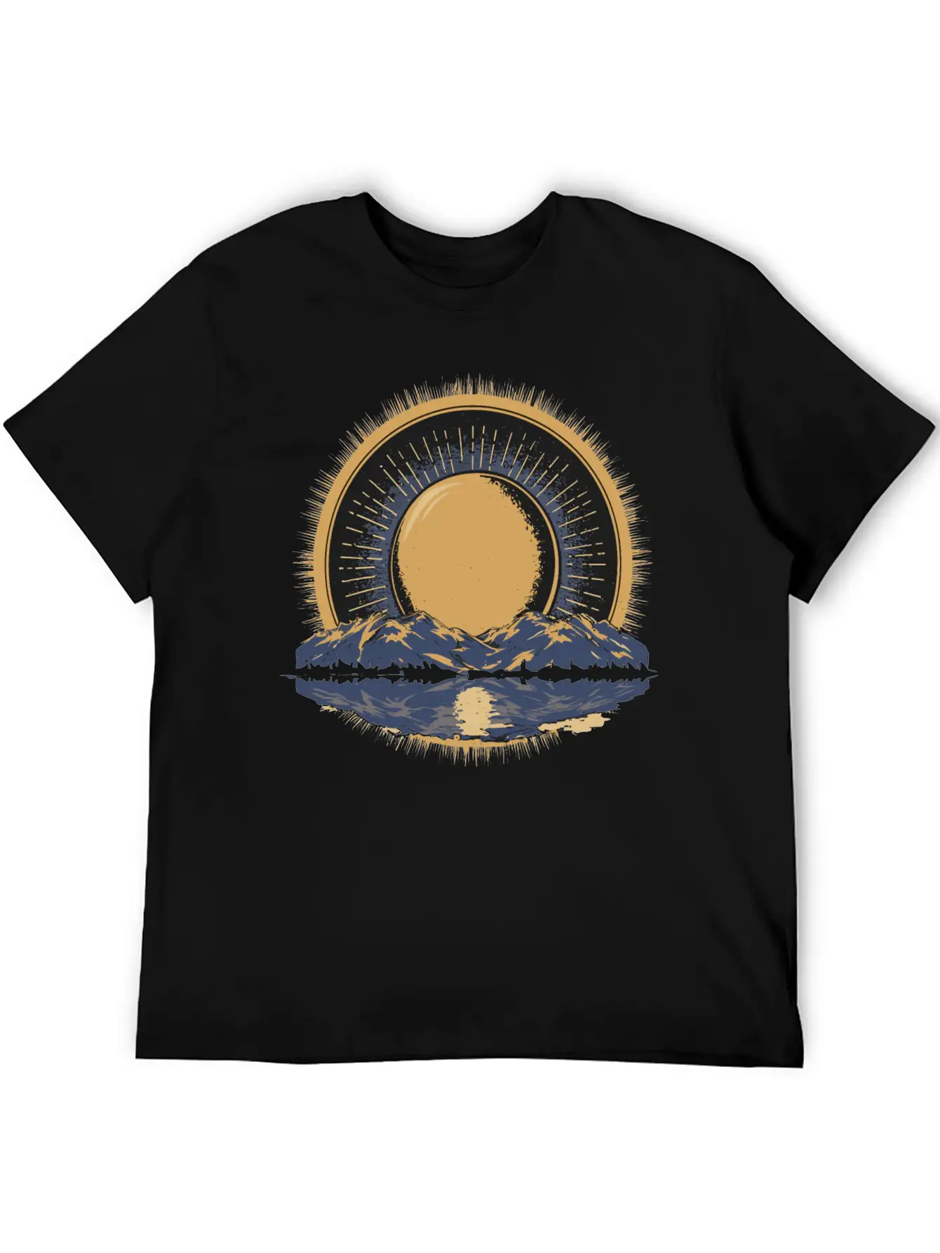 2024 Solar Eclipse American Totality Timeless Short Sleeve Tee – Comfy And Minimalist Design