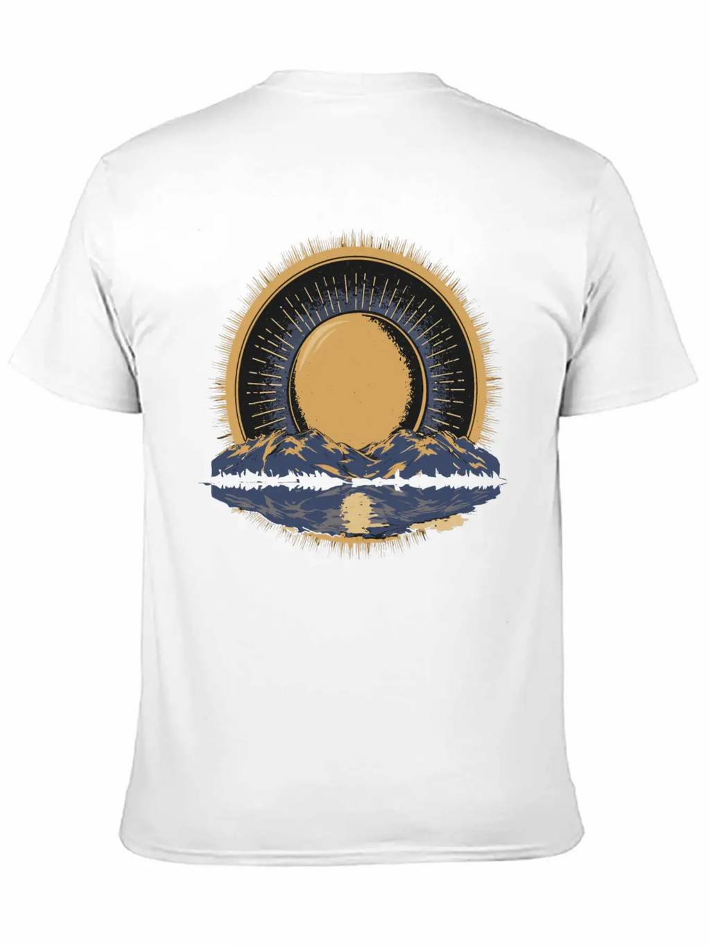 2024 Solar Eclipse American Totality Timeless Short Sleeve Tee – Comfy And Minimalist Design