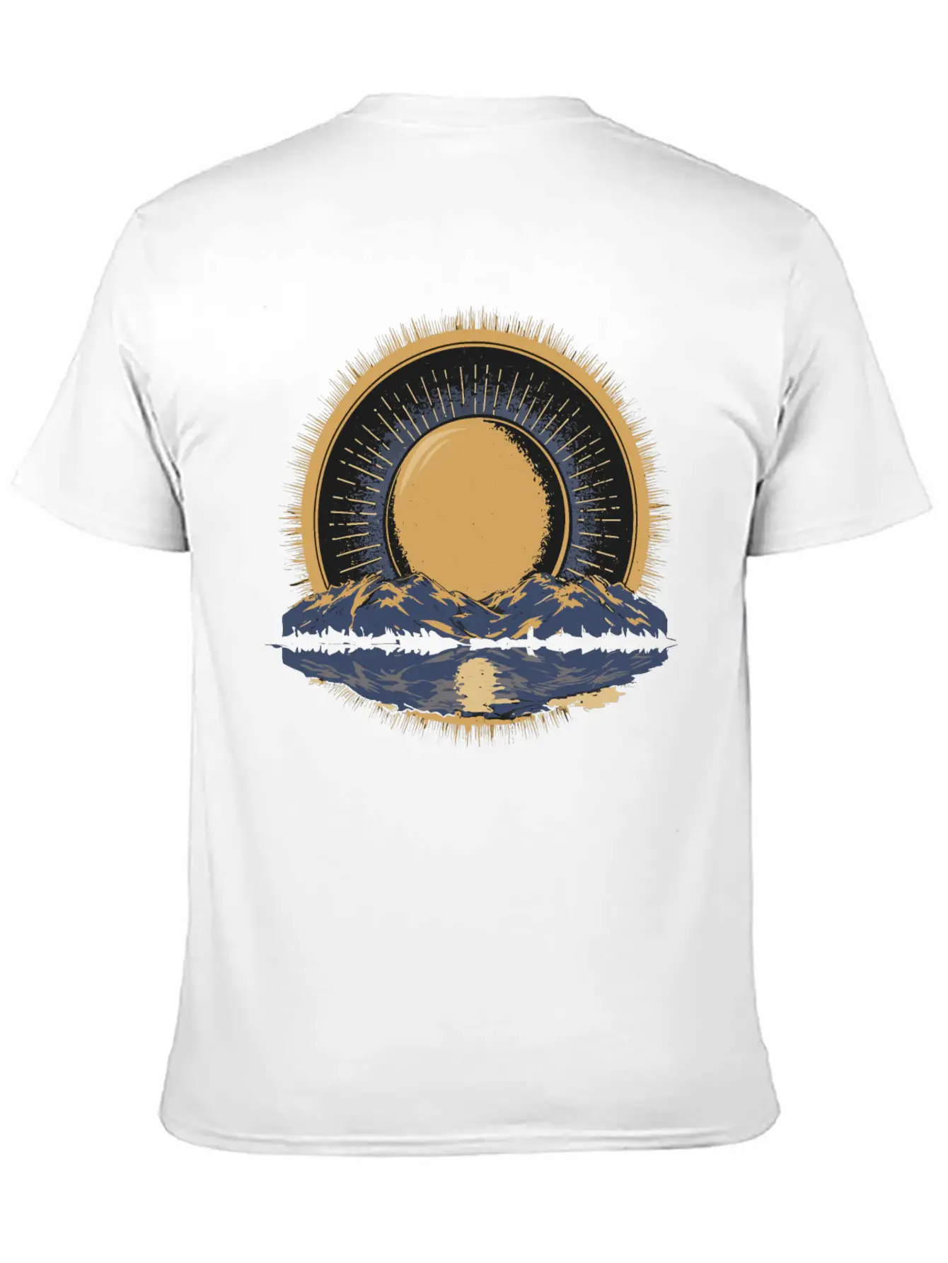 2024 Solar Eclipse American Totality Timeless Short Sleeve Tee – Comfy And Minimalist Design