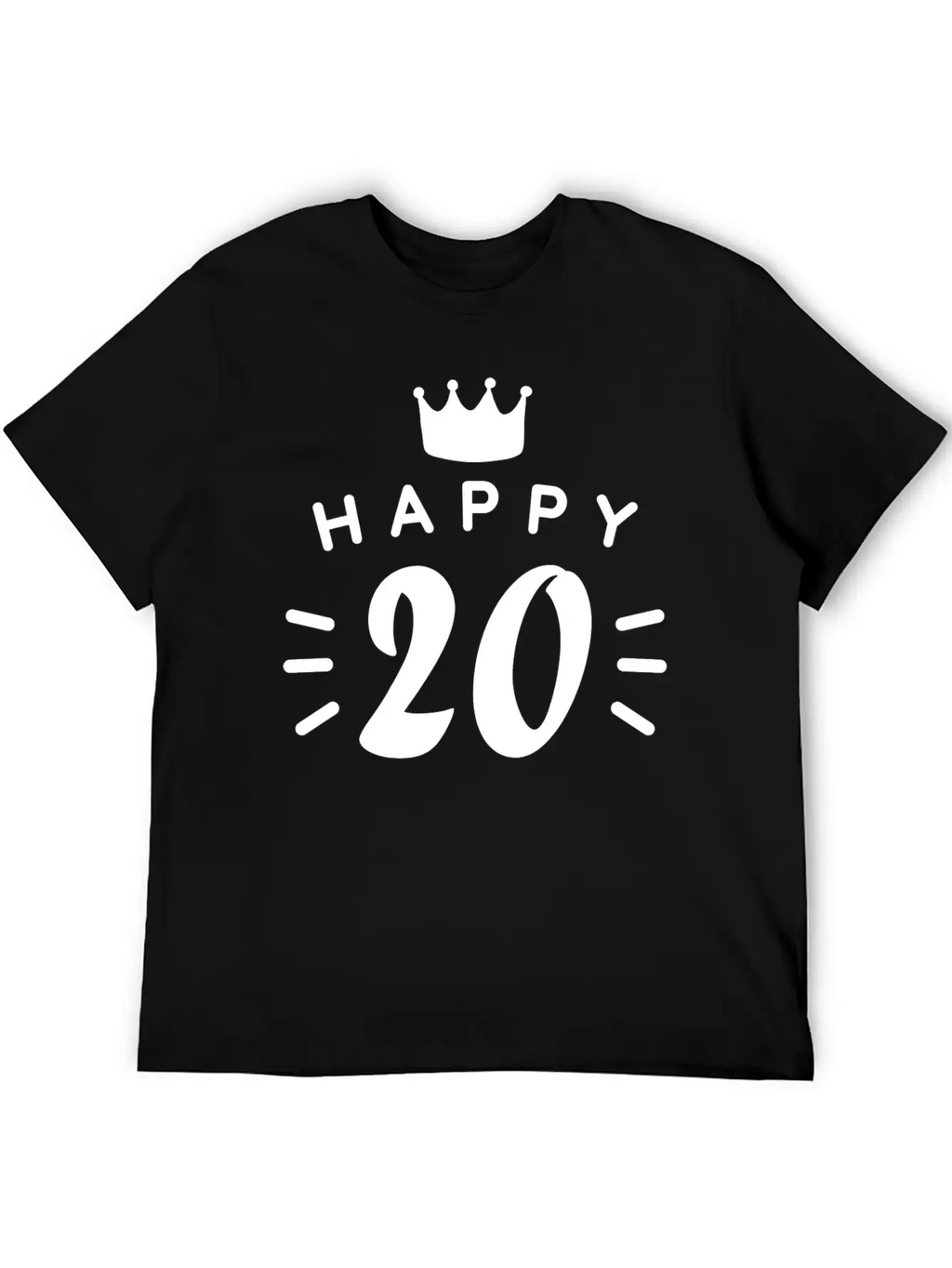 20th Birthday 20 Years Old Happy Birthday Saying Classic Fit Graphic Tee For Daily Comfort – Unisex Cotton Shirt