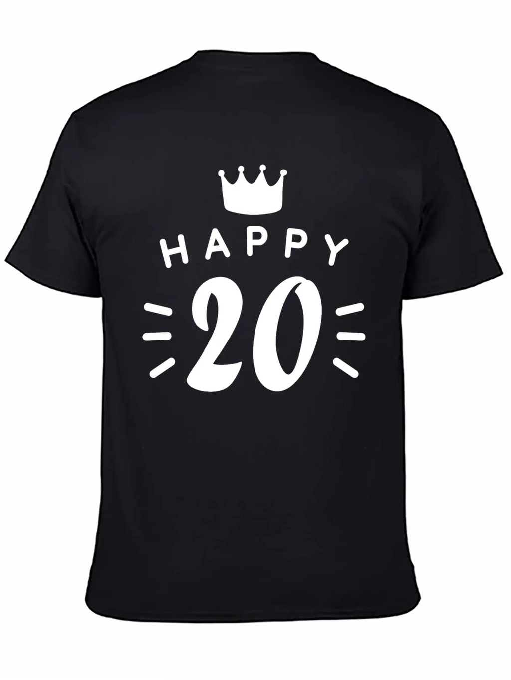 20th Birthday 20 Years Old Happy Birthday Saying Classic Fit Graphic Tee For Daily Comfort – Unisex Cotton Shirt
