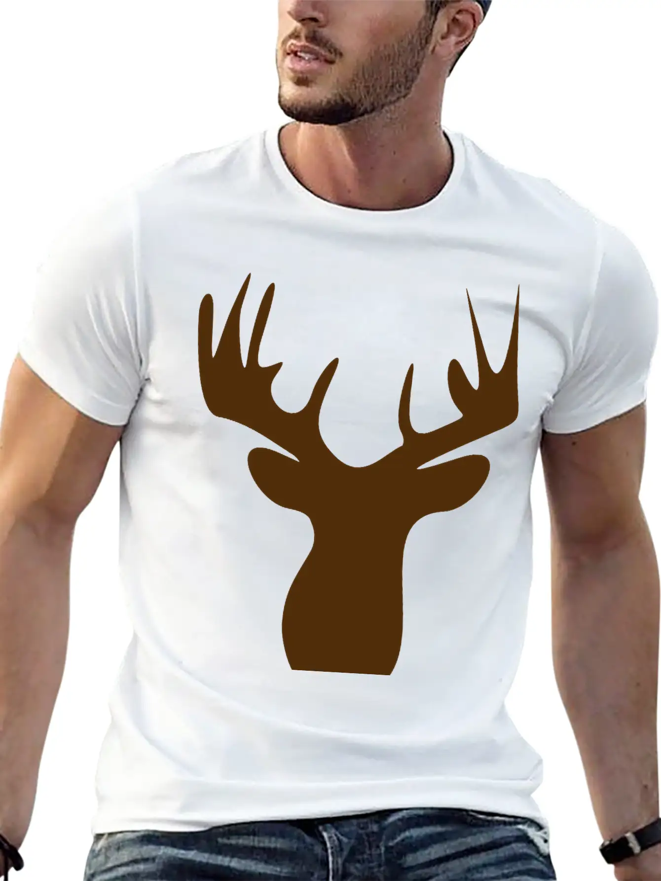 2541614 14754275 Elch Classic Fit Graphic Tee For Daily Comfort – Unisex Cotton Shirt