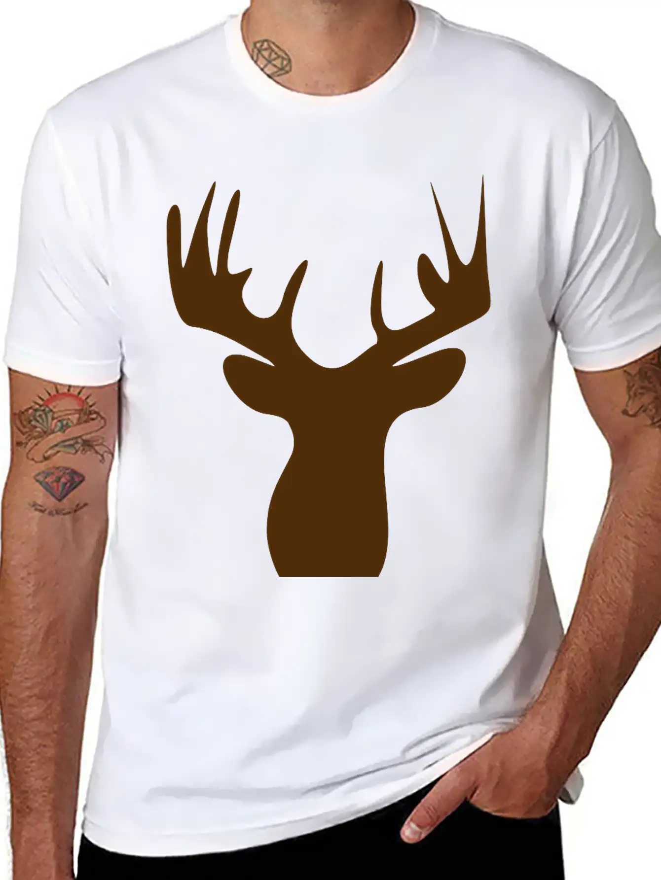 2541614 14754275 Elch Classic Fit Graphic Tee For Daily Comfort – Unisex Cotton Shirt