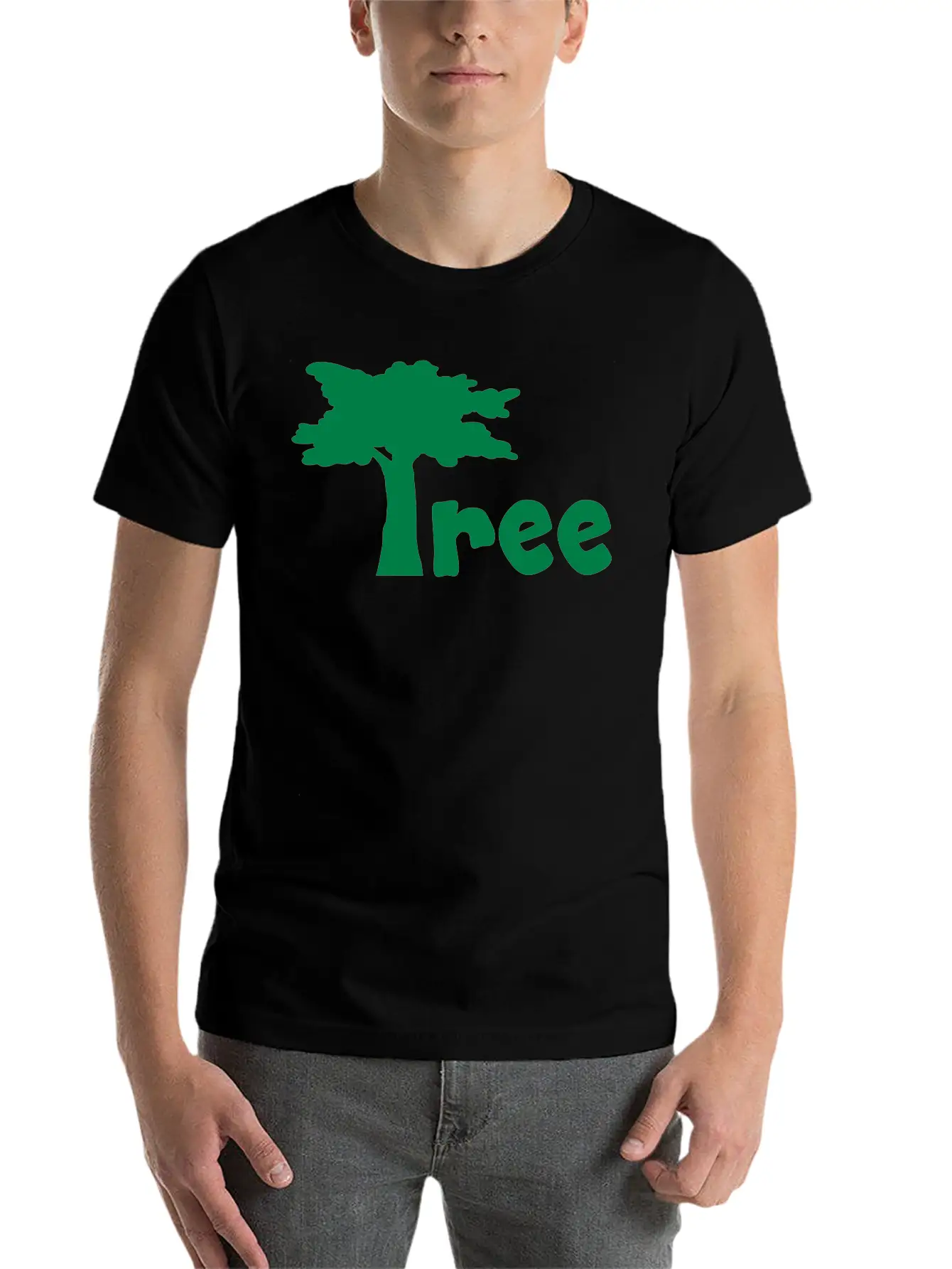 2541614 15142461 Tree Breathable Soft Cotton T-Shirt – Timeless Casual Look