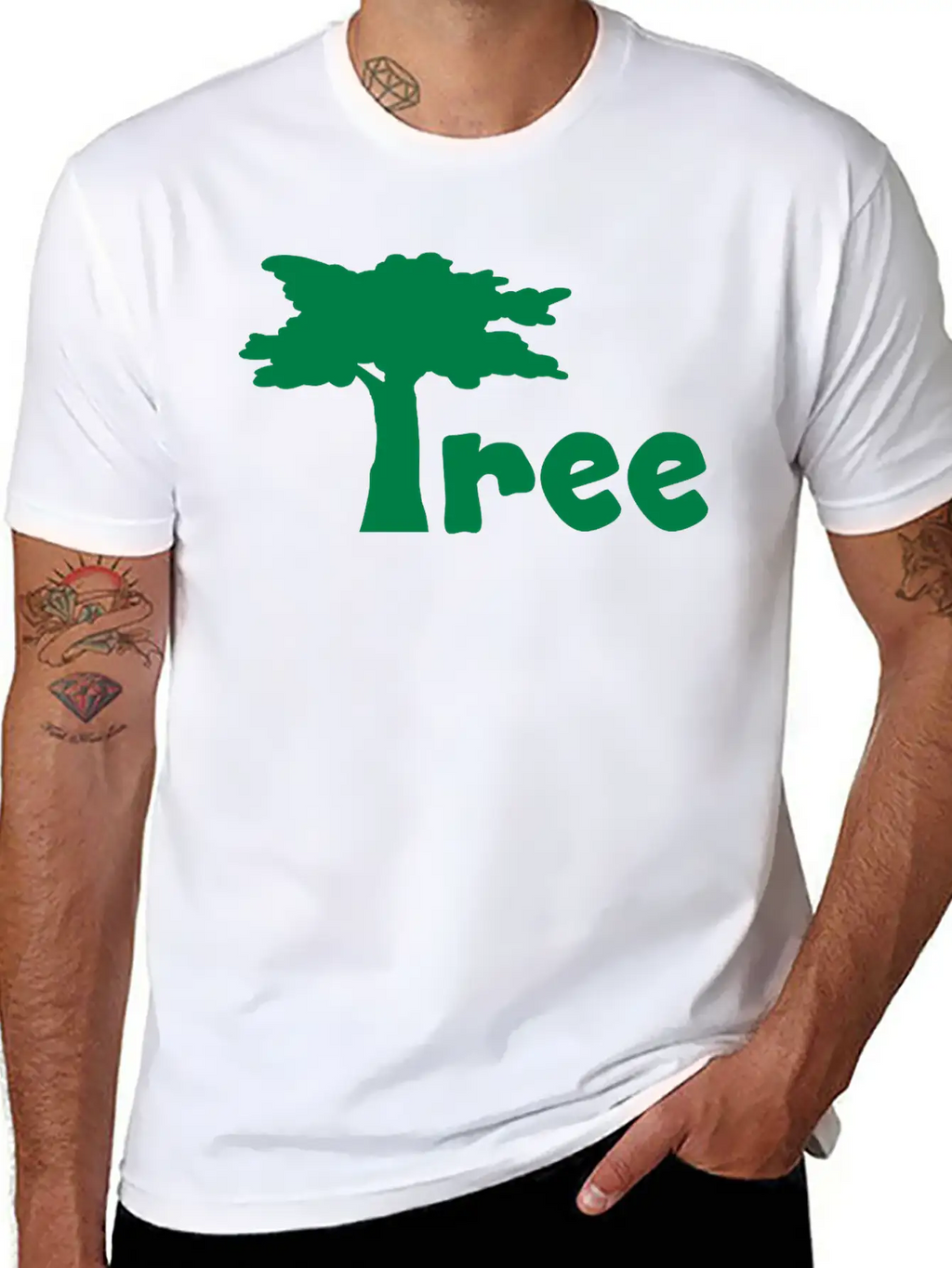2541614 15142461 Tree Breathable Soft Cotton T-Shirt – Timeless Casual Look