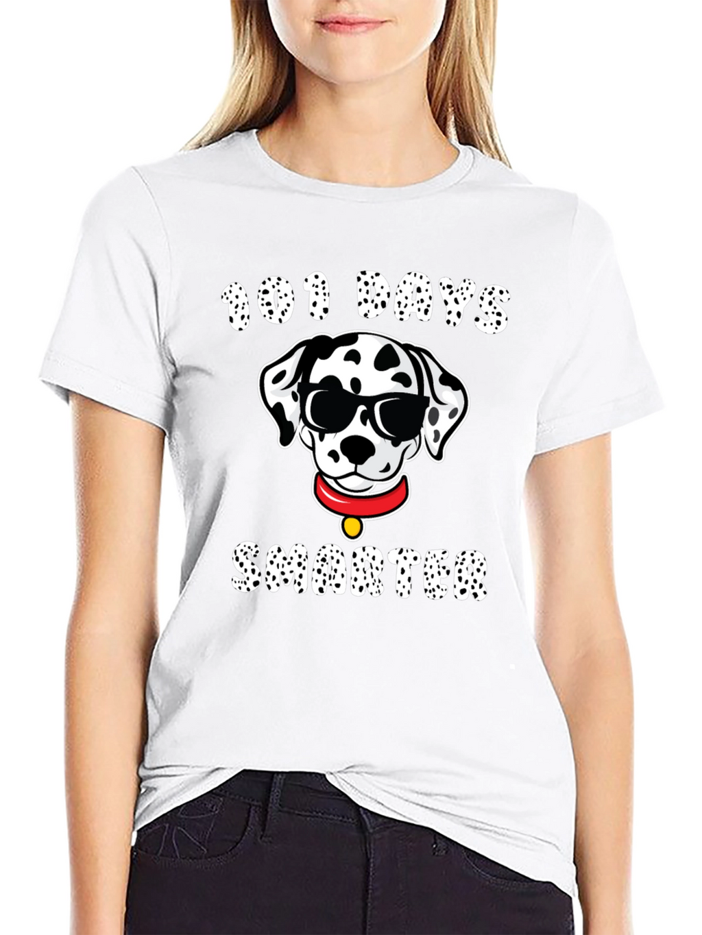 101 Days Smarter Dalmatian T-Shirt