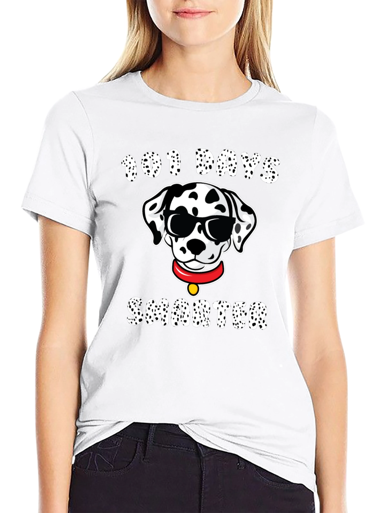 101 Days Smarter Dalmatian T-Shirt