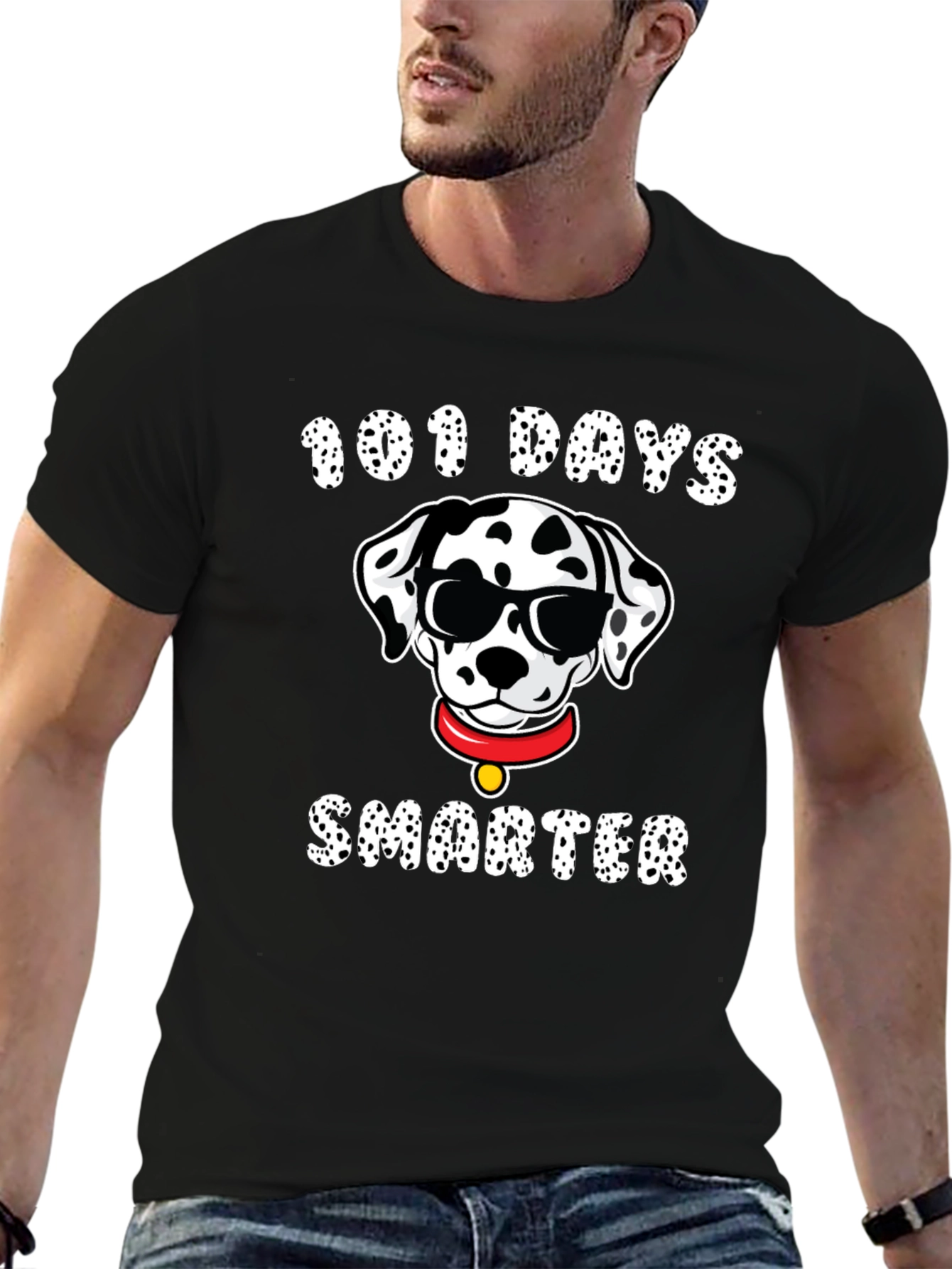 101 Days Smarter Dalmatian T-Shirt