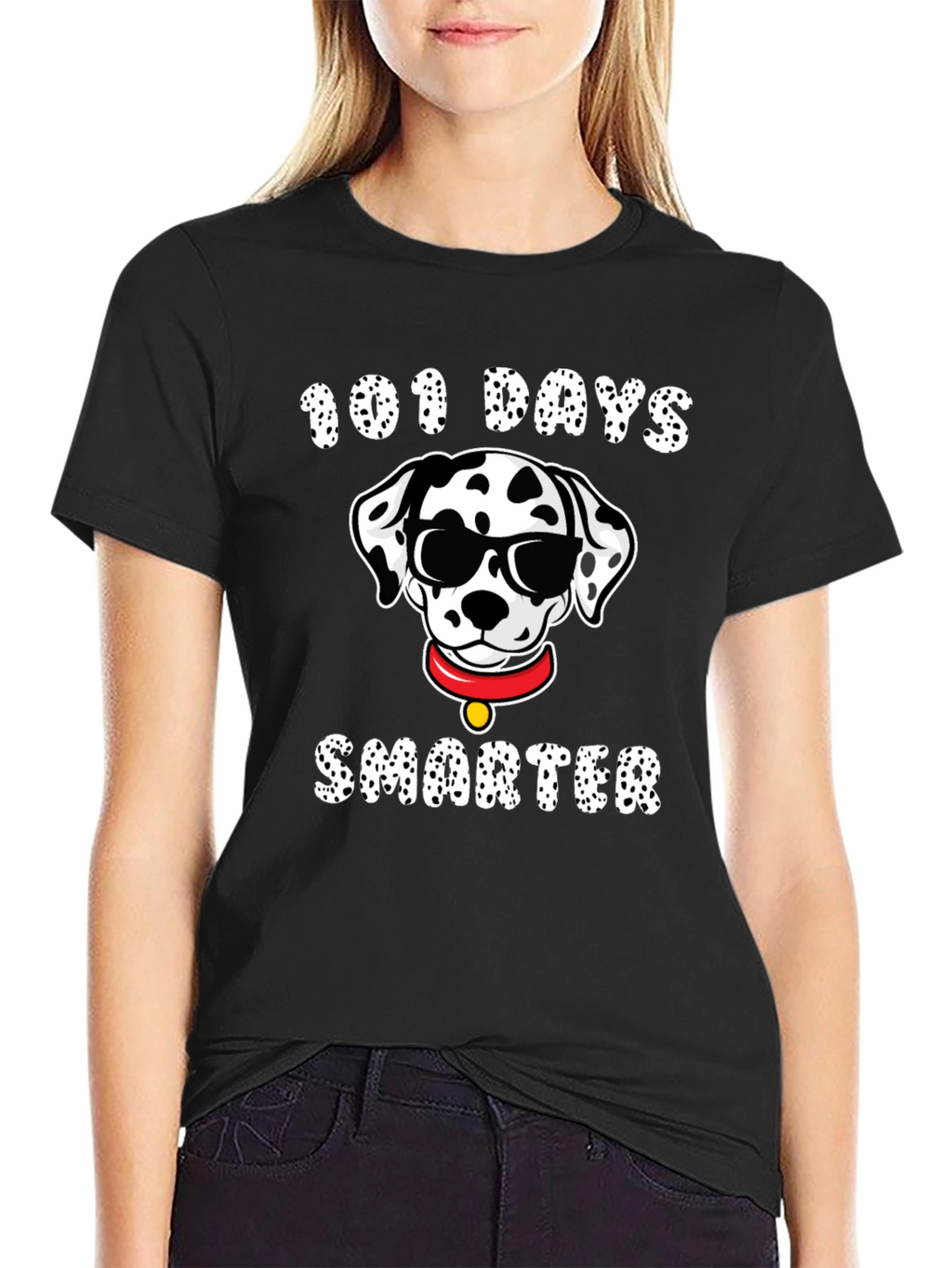 101 Days Smarter Dalmatian T-Shirt