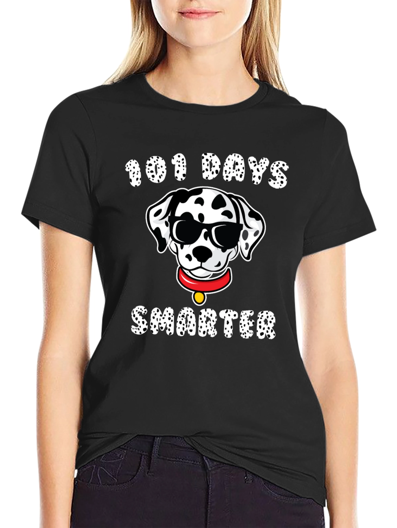 101 Days Smarter Dalmatian T-Shirt
