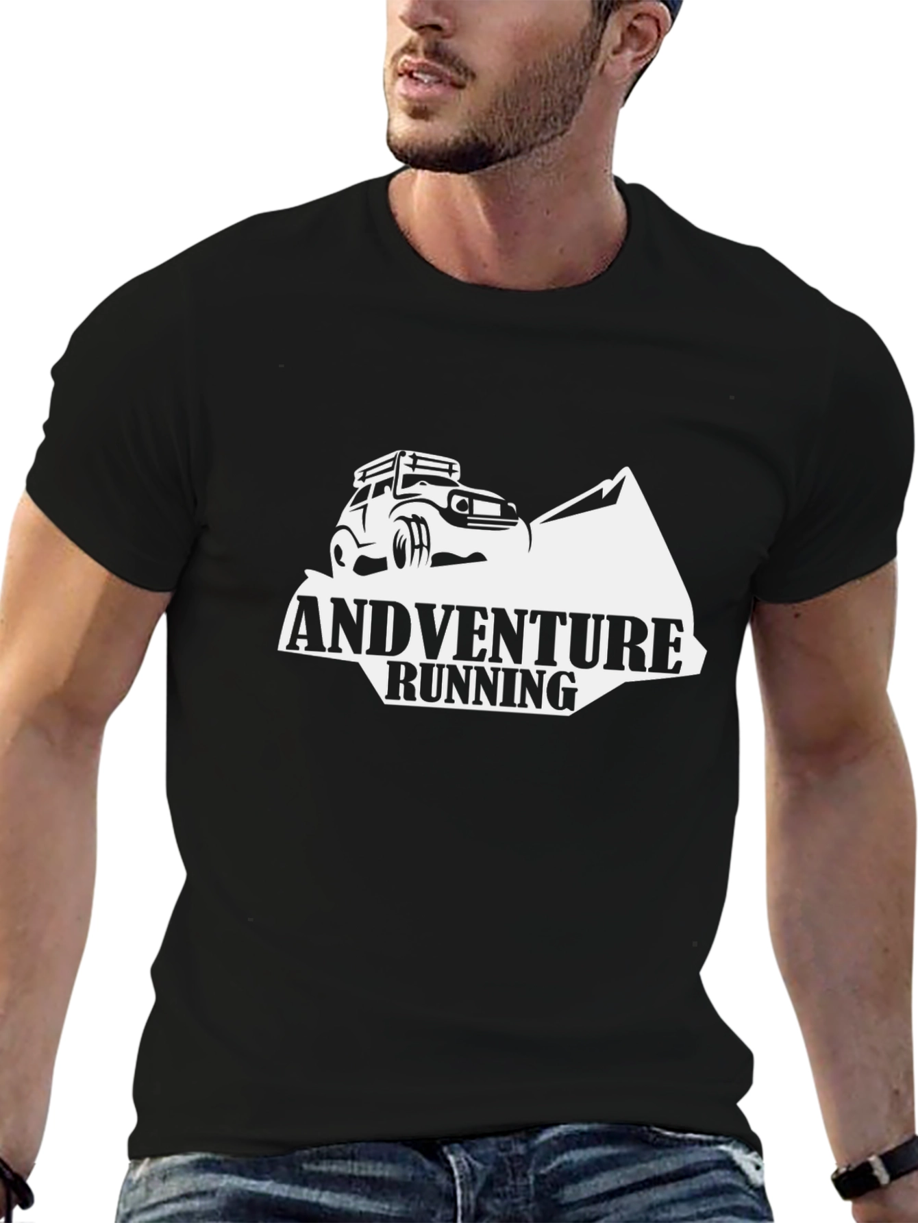 Adventure Running Black T-Shirt