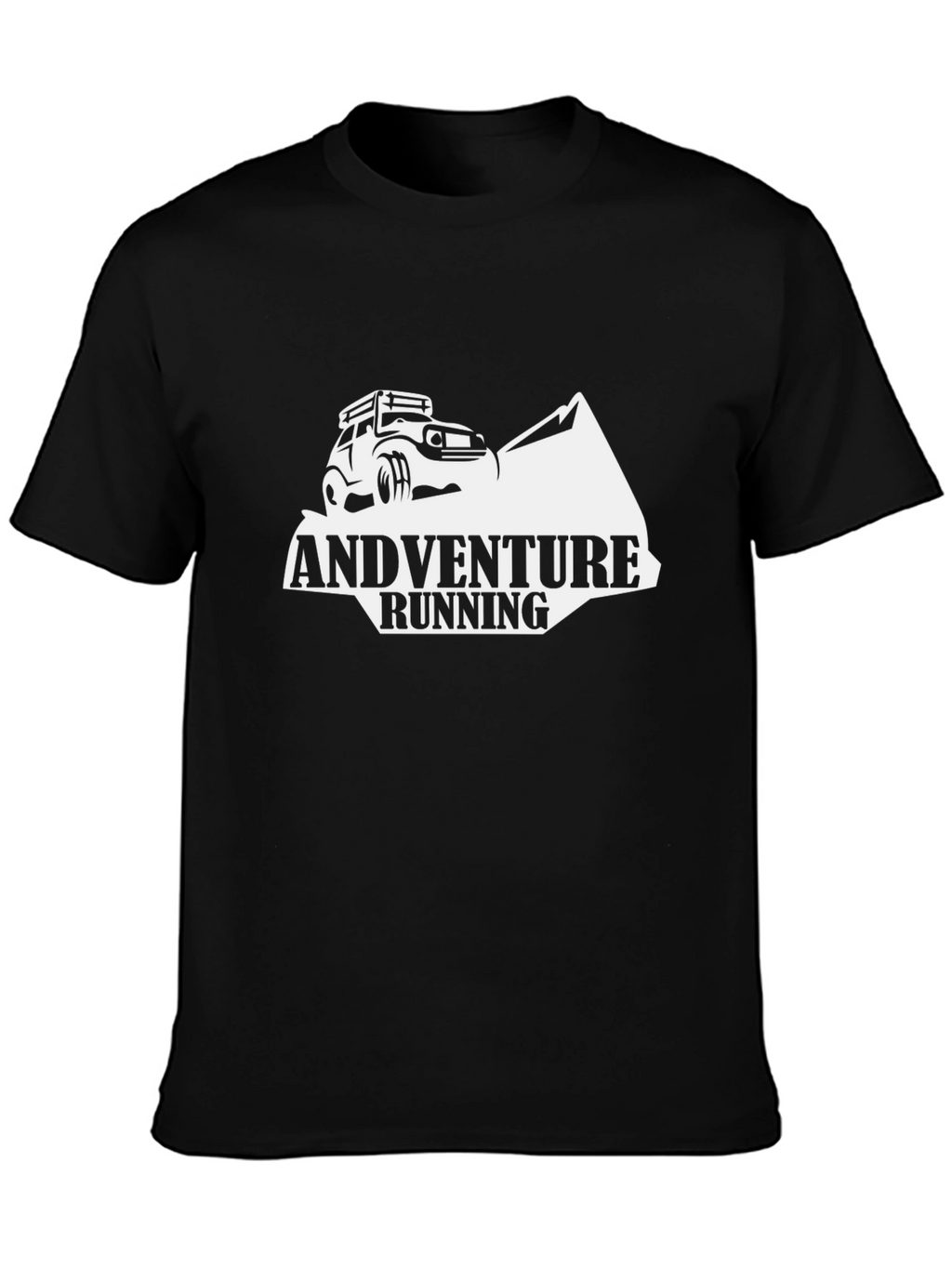 Adventure Running Black T-Shirt