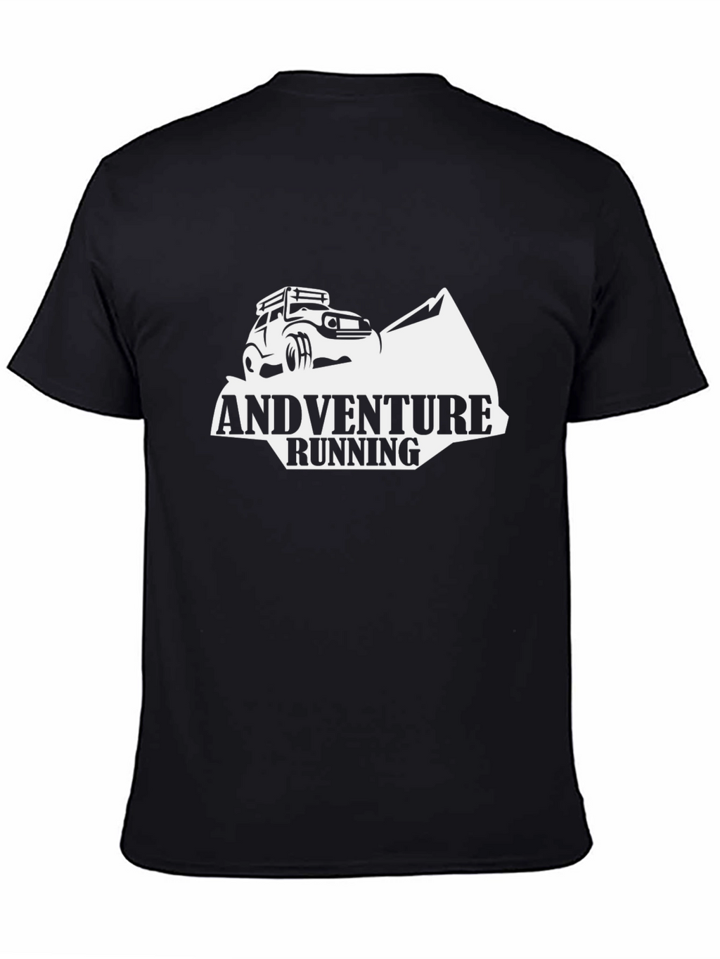 Adventure Running Black T-Shirt