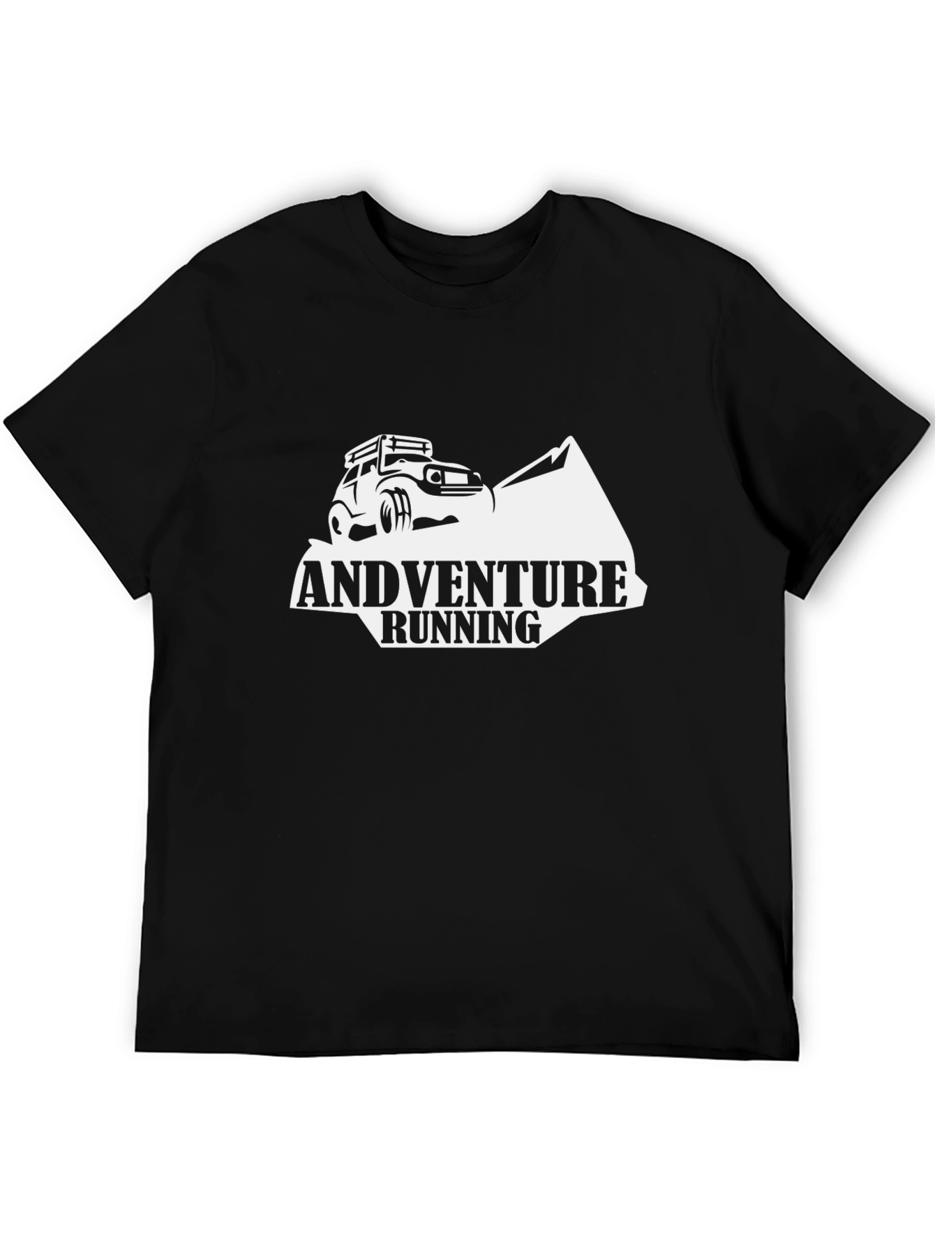 Adventure Running Black T-Shirt