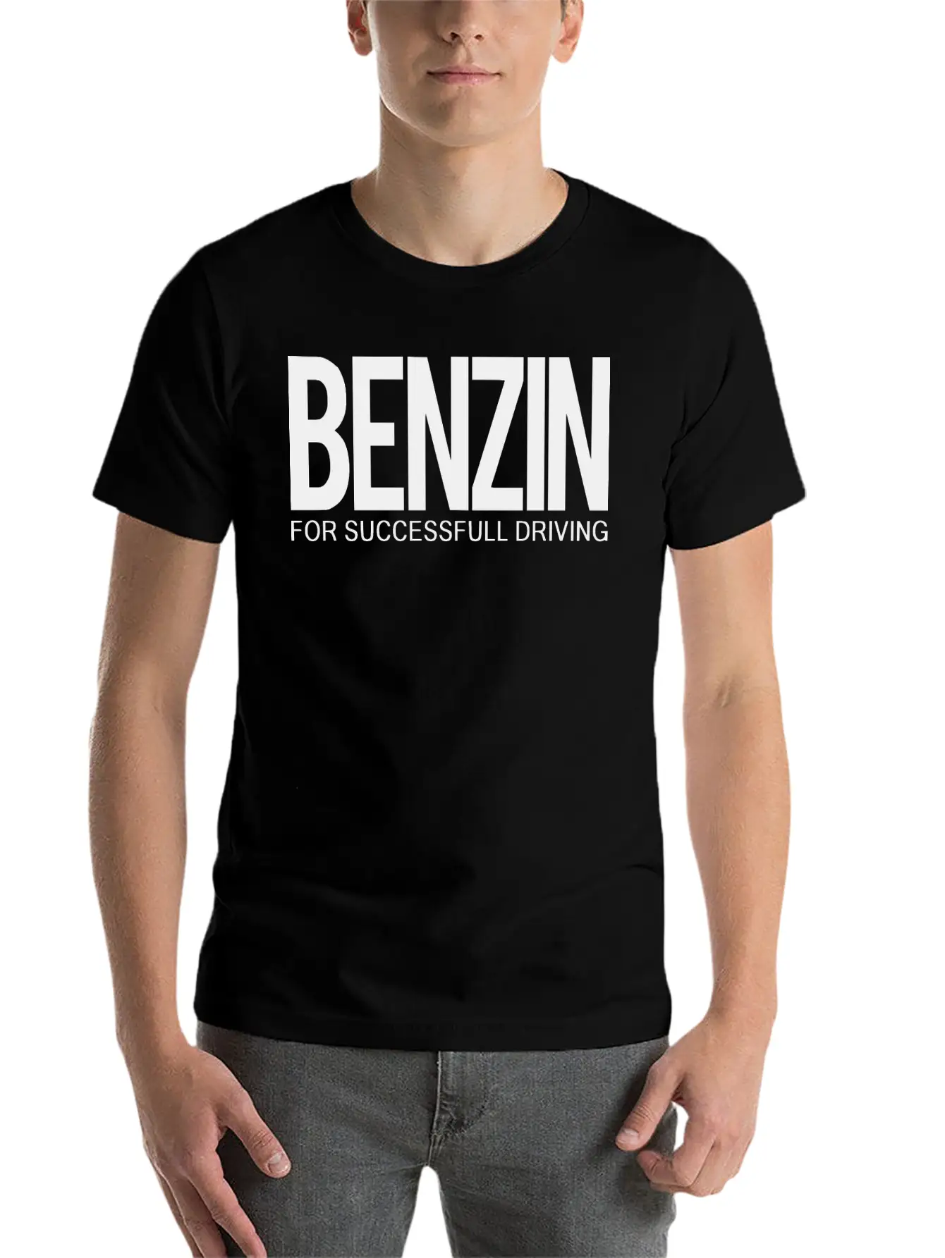 2reborn BENZIN For Successfull Driving Car Driving Timeless Short Sleeve Tee – Comfy And Minimalist Design