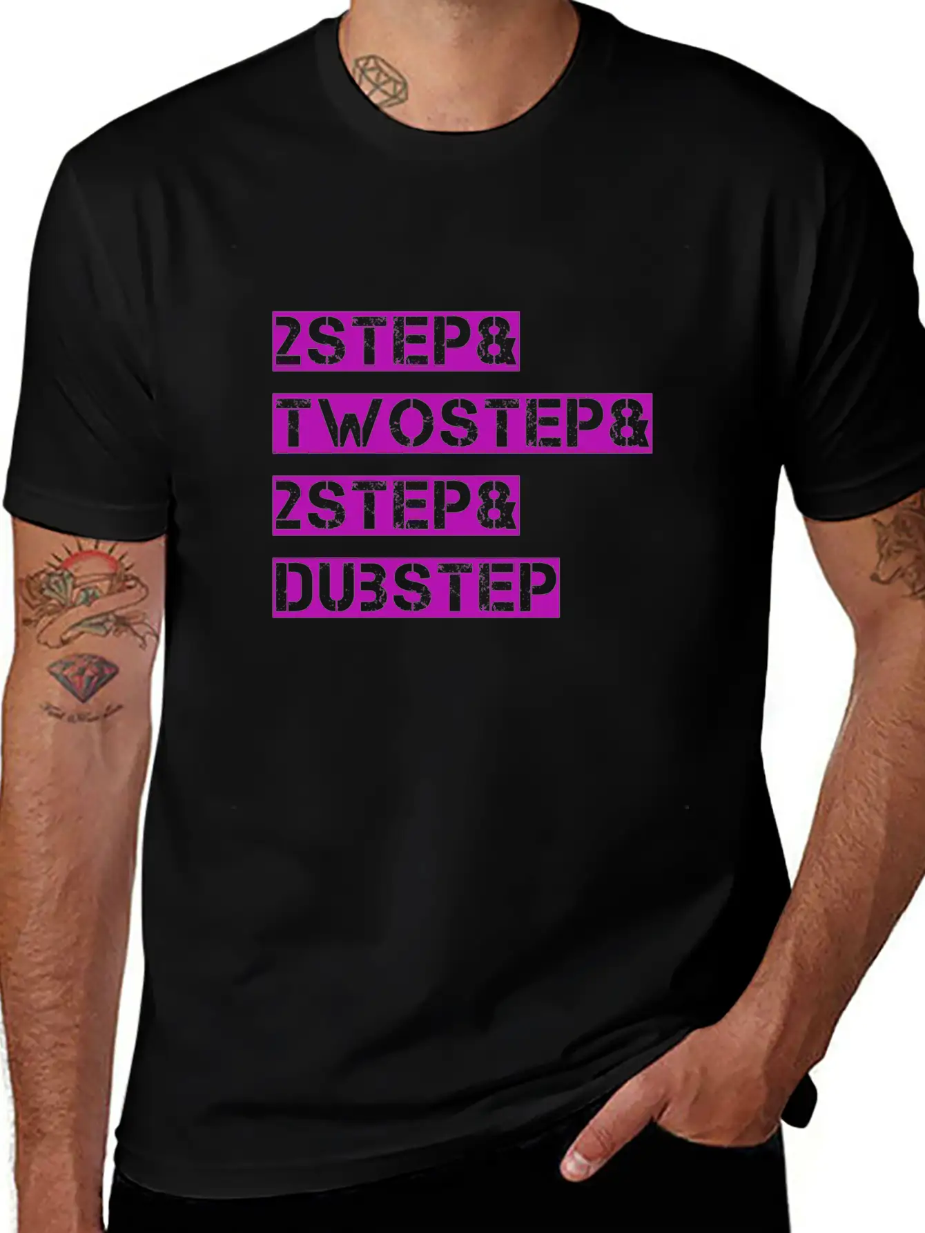 2STEP& TWOSTEP& DUBSSTEP Classic Fit Graphic Tee For Daily Comfort – Unisex Cotton Shirt