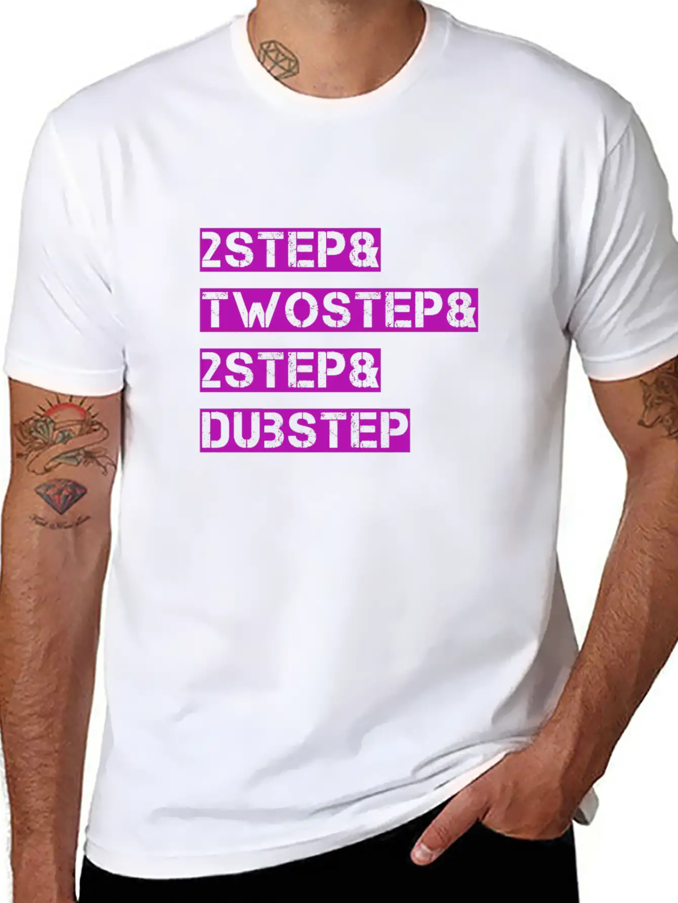 2STEP& TWOSTEP& DUBSSTEP Classic Fit Graphic Tee For Daily Comfort – Unisex Cotton Shirt