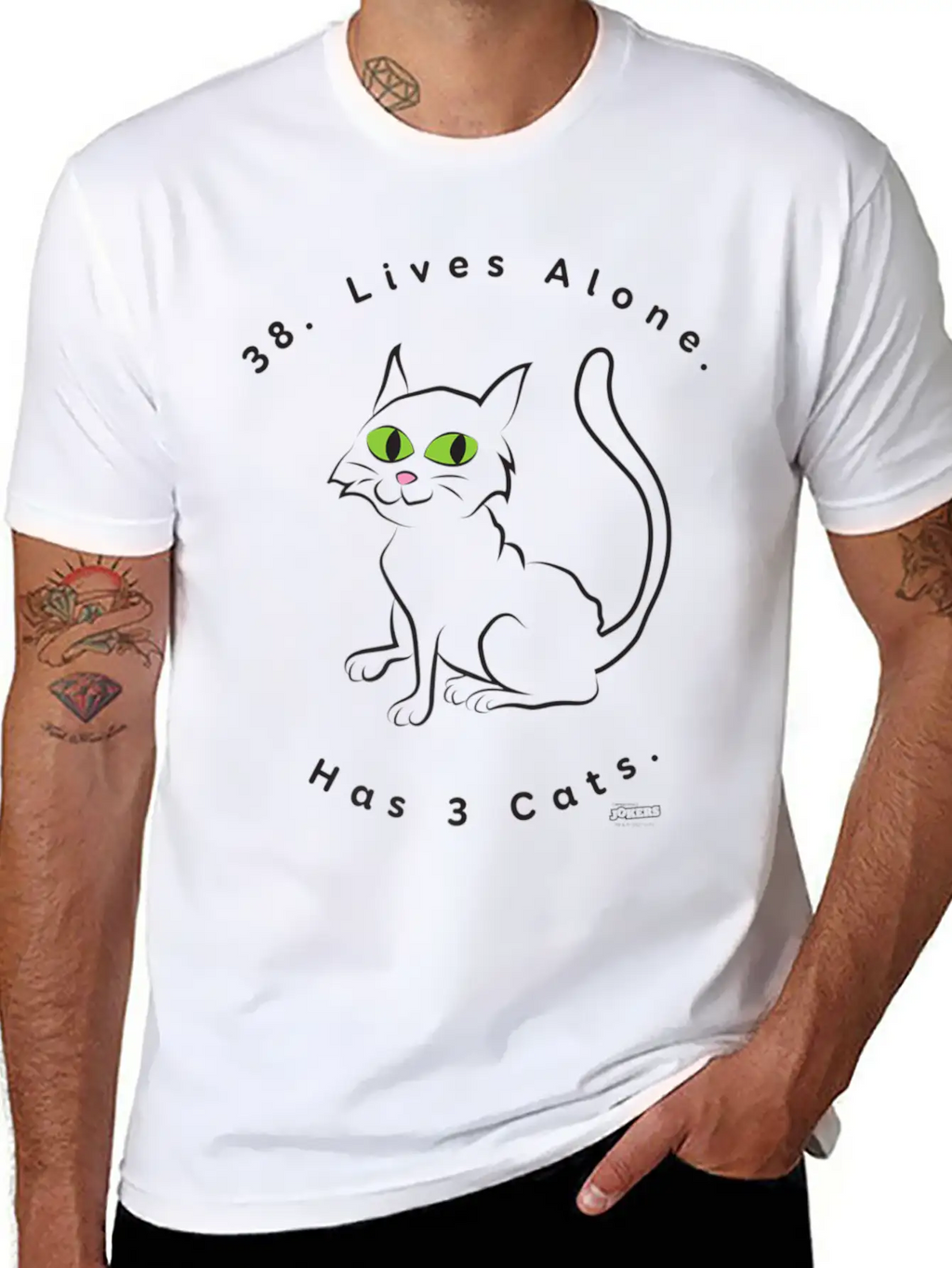 3 Cats Tattoo T Shirt3 Cats Tattoo T Shirt Breathable Soft Cotton T-Shirt – Timeless Casual Look