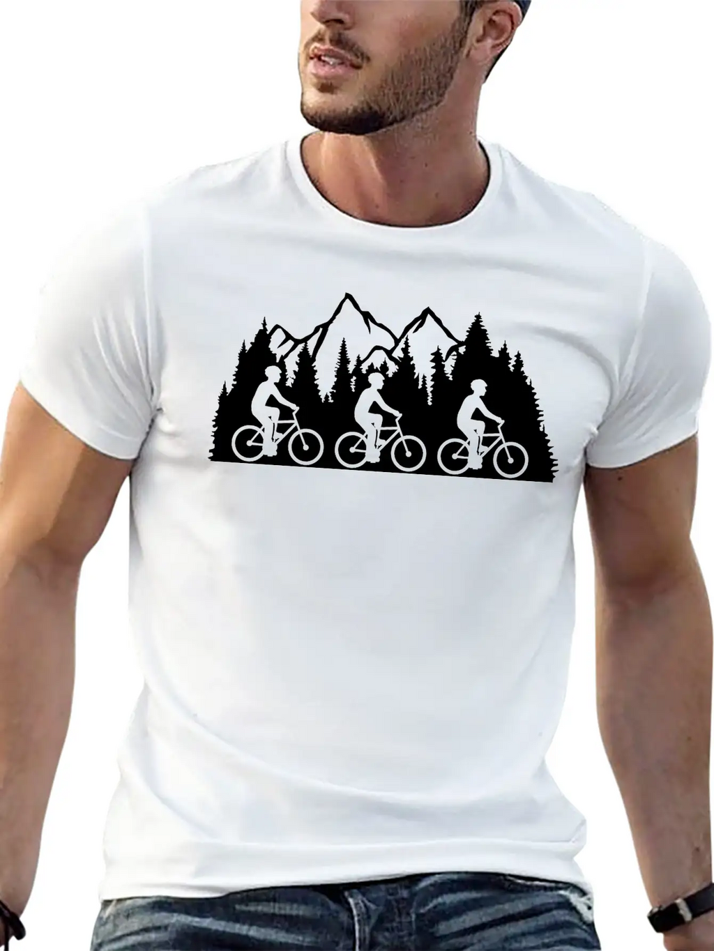 3 Friends Bike Ride Cyclist Bike Tour Tour Team Su Unisex Casual T-Shirt – Clean Design For Daily Comfort