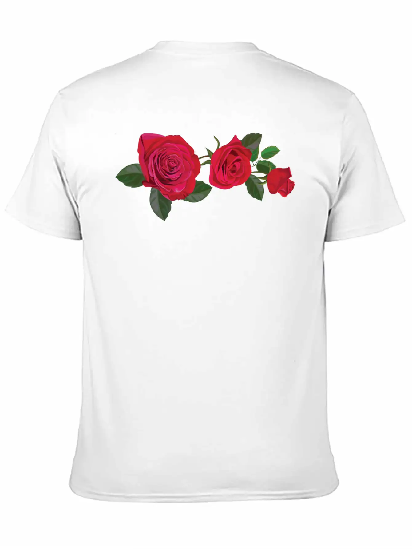 3 ROSES Classic Crew Neck Graphic Tee – Everyday Minimal Look