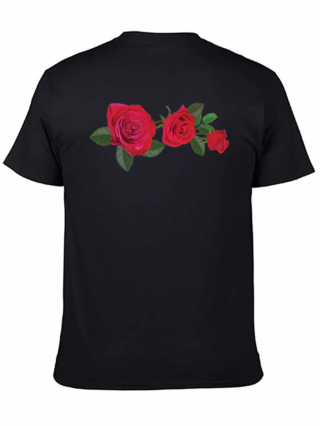 3 ROSES Classic Crew Neck Graphic Tee – Everyday Minimal Look