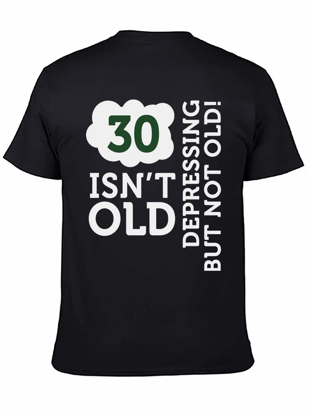 30 Is Not Old. Depressing, But Not Old! Unisex Casual T-Shirt – Clean Design For Daily Comfort